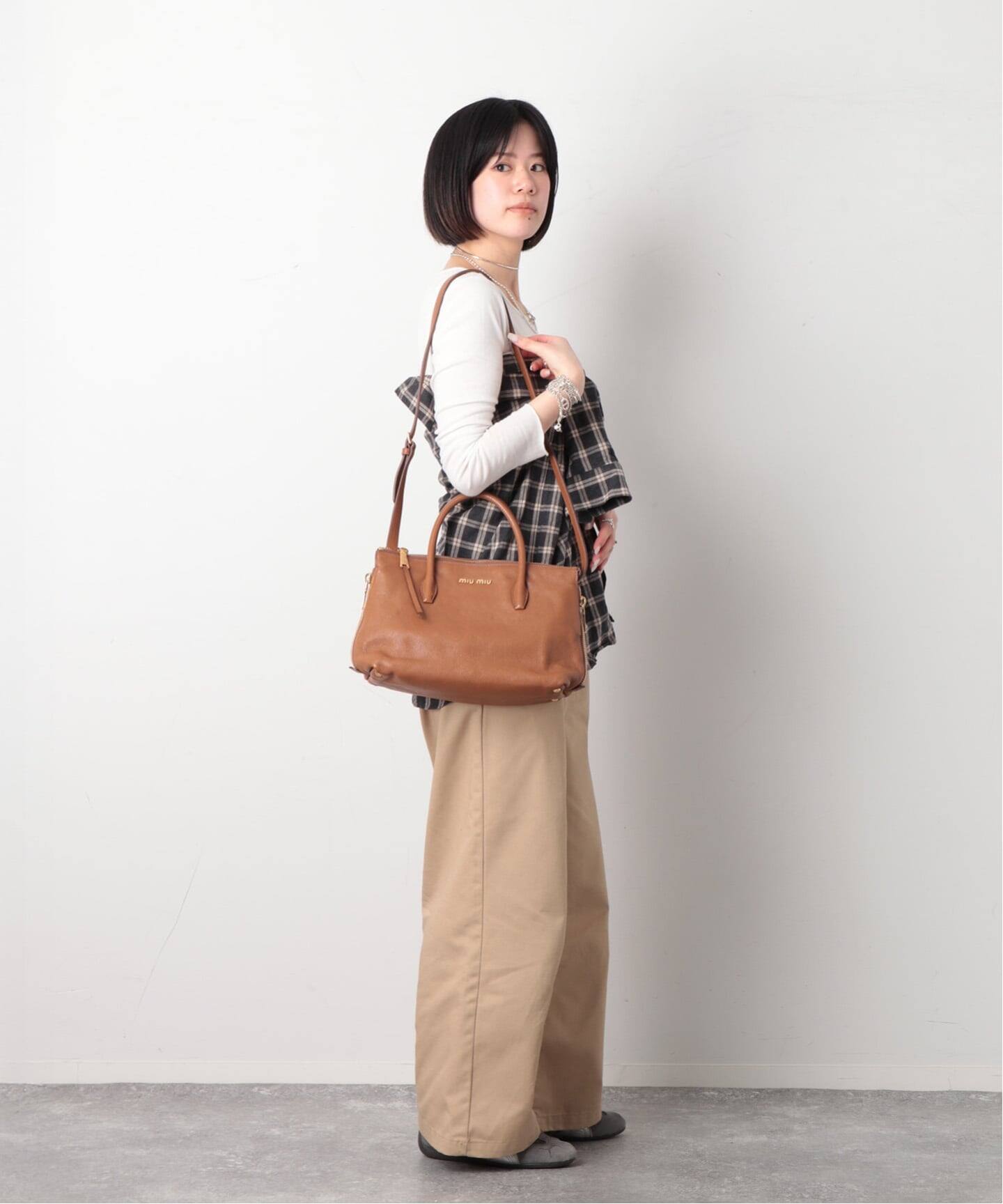 MIU MIU/ミュウミュウ】2way tote bag（トートバッグ）｜ENSEMBLE