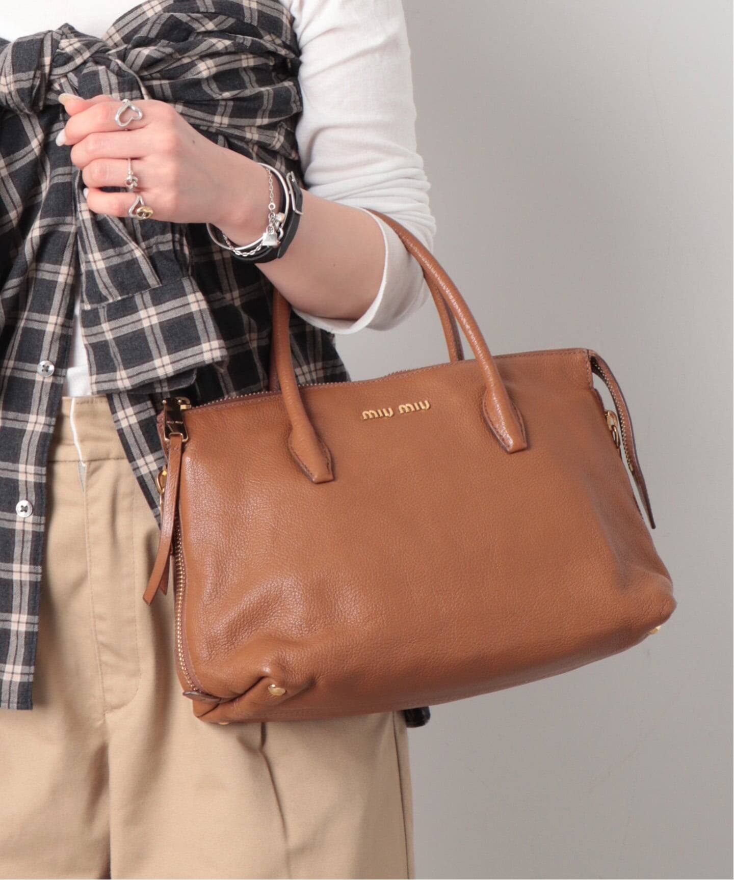 MIU MIU/ミュウミュウ】2way tote bag（トートバッグ）｜ENSEMBLE 