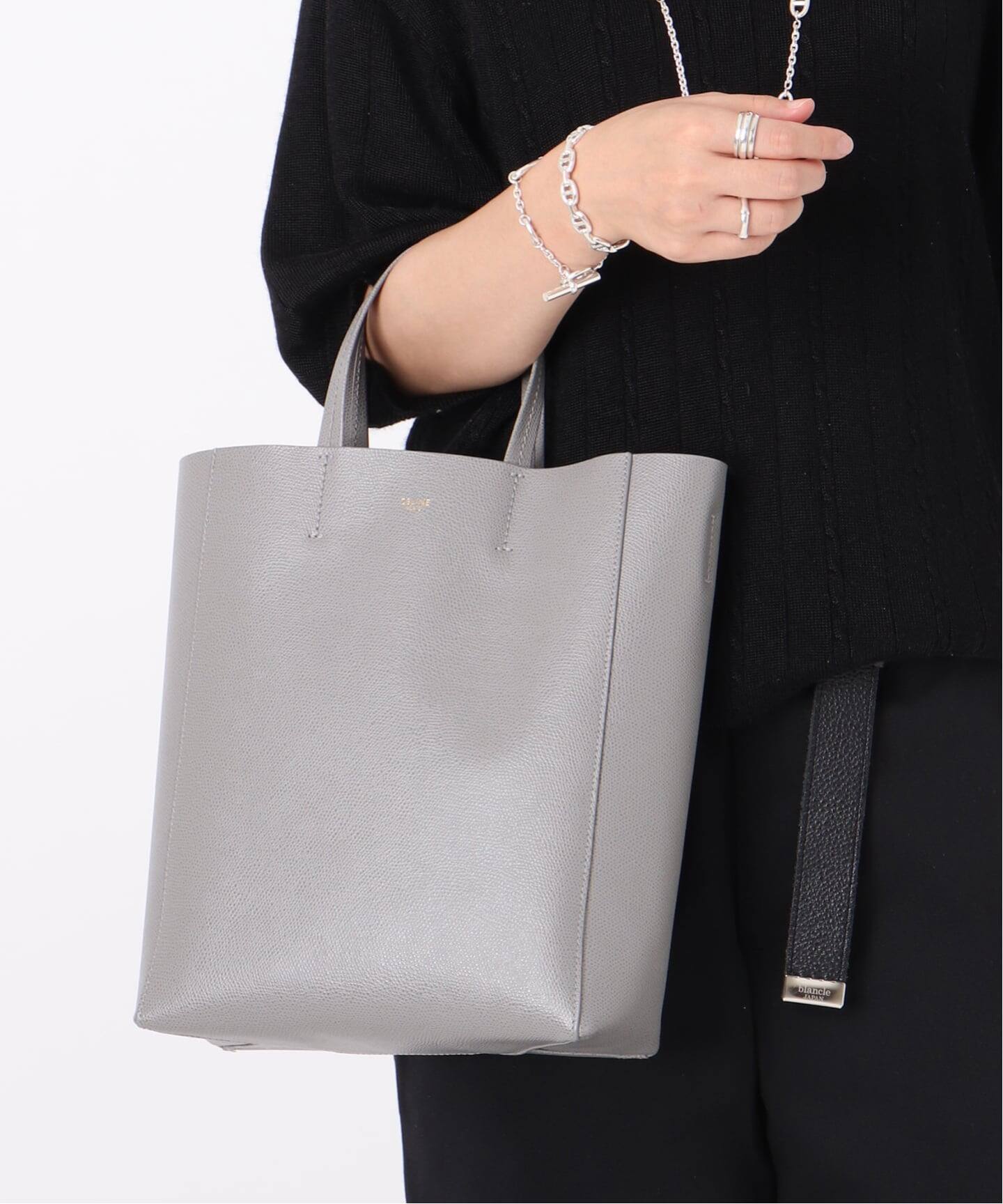 VINTAGE CELINE/セリーヌ】 Vertical cabas 2way（トートバッグ 