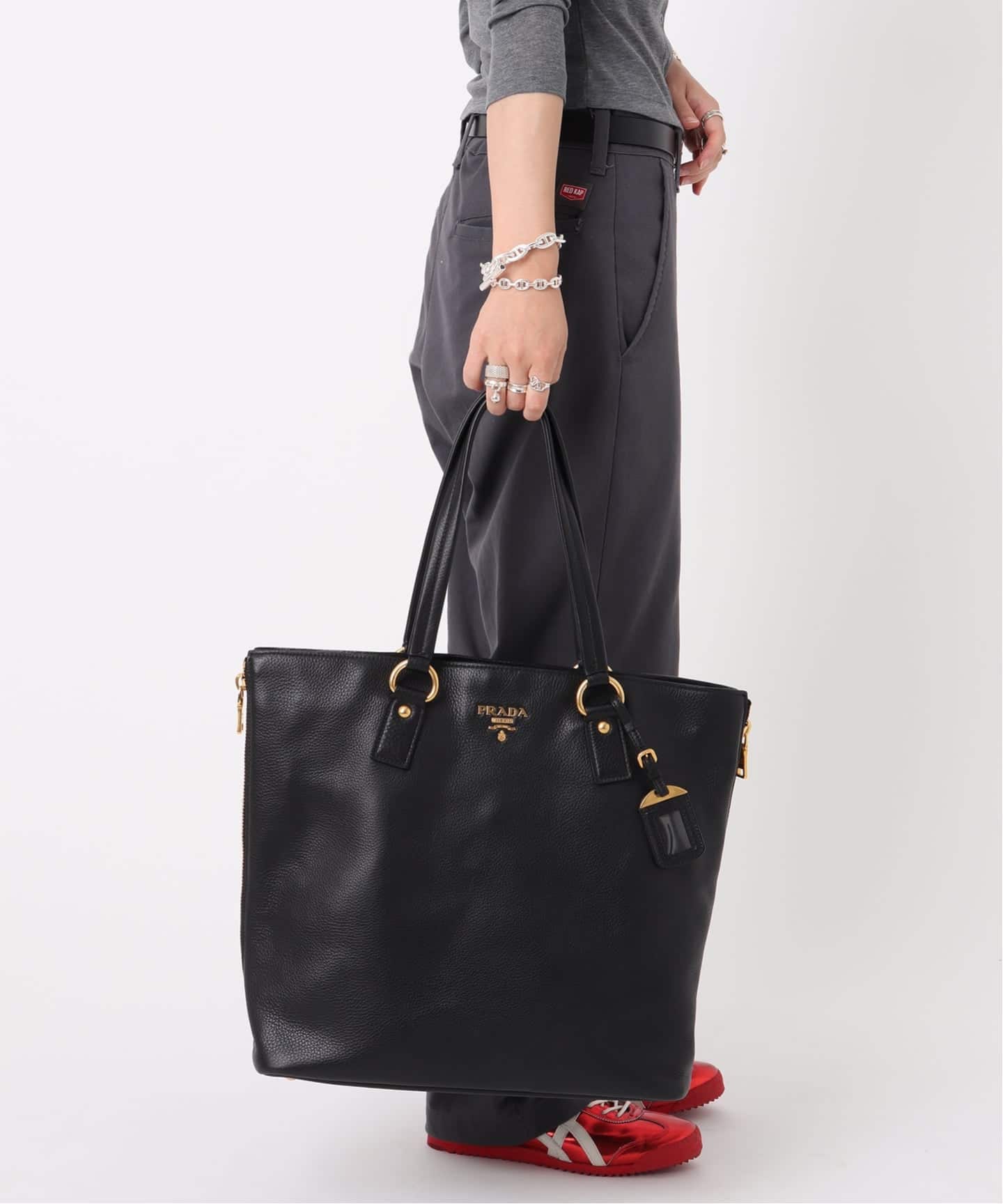 VINTAGE PRADA/プラダ】vitello phenix tote（トートバッグ