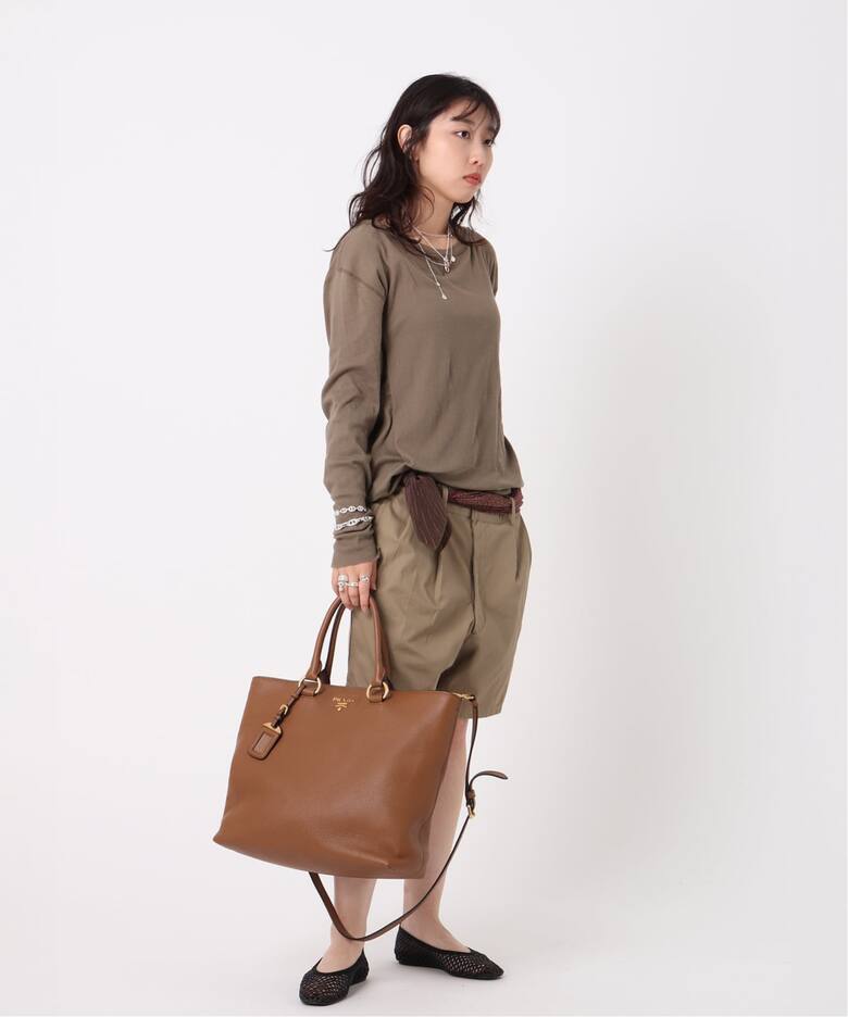 VINTAGE PRADA/プラダ】 vitello phenix tote 2way（トートバッグ 