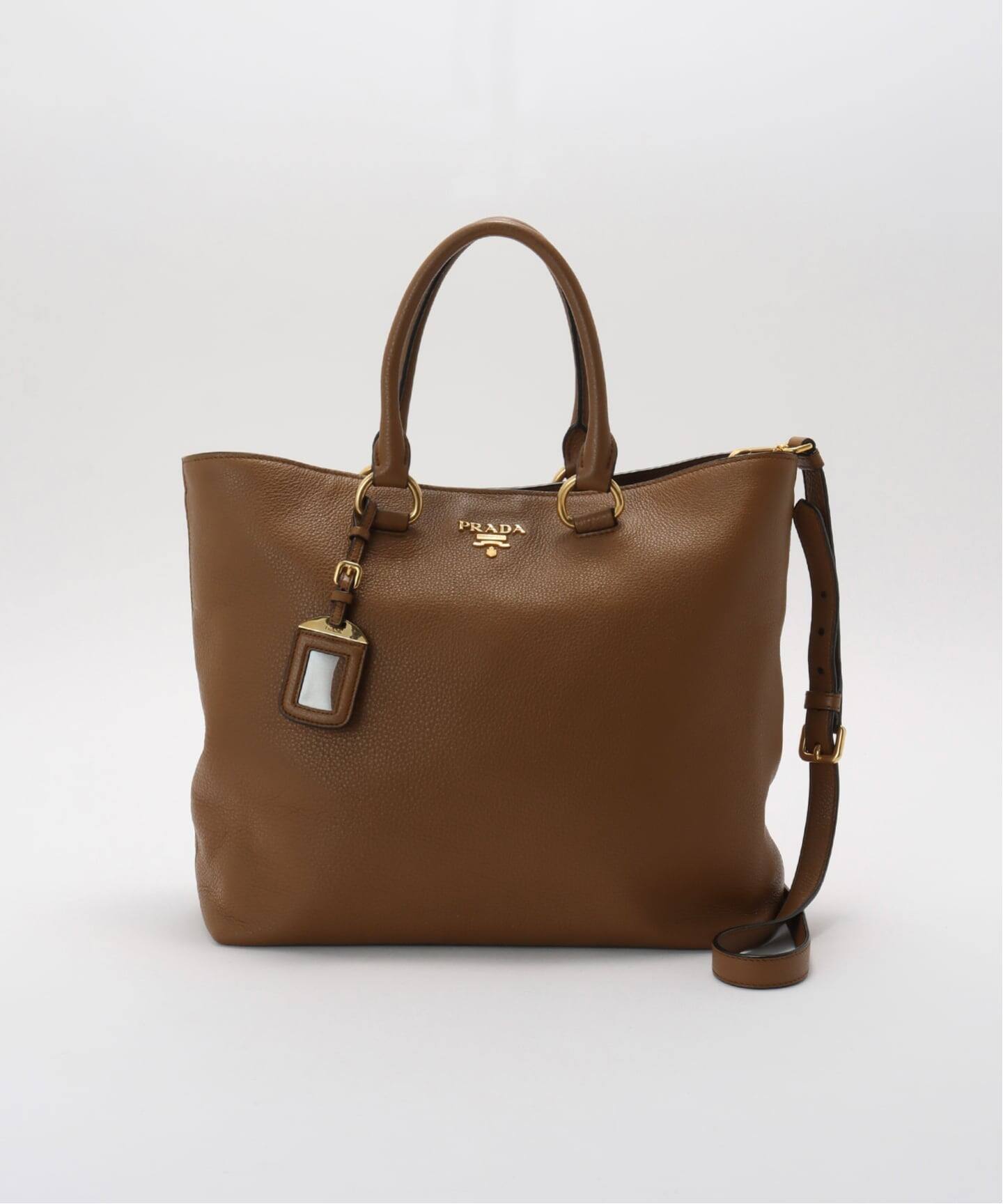 VINTAGE PRADA/プラダ】 vitello phenix tote 2way（トートバッグ 