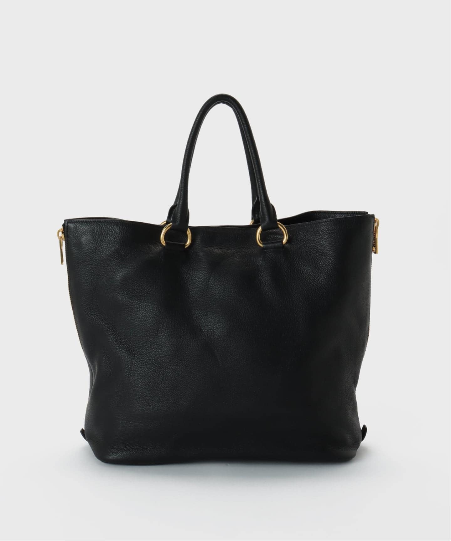 PRADA 2way トートバッグ ヴィッテロリュクス ショルダー チェーン 茶 VINTAGE PRADA/プラダ】 vitello phenix tote 2way（トート