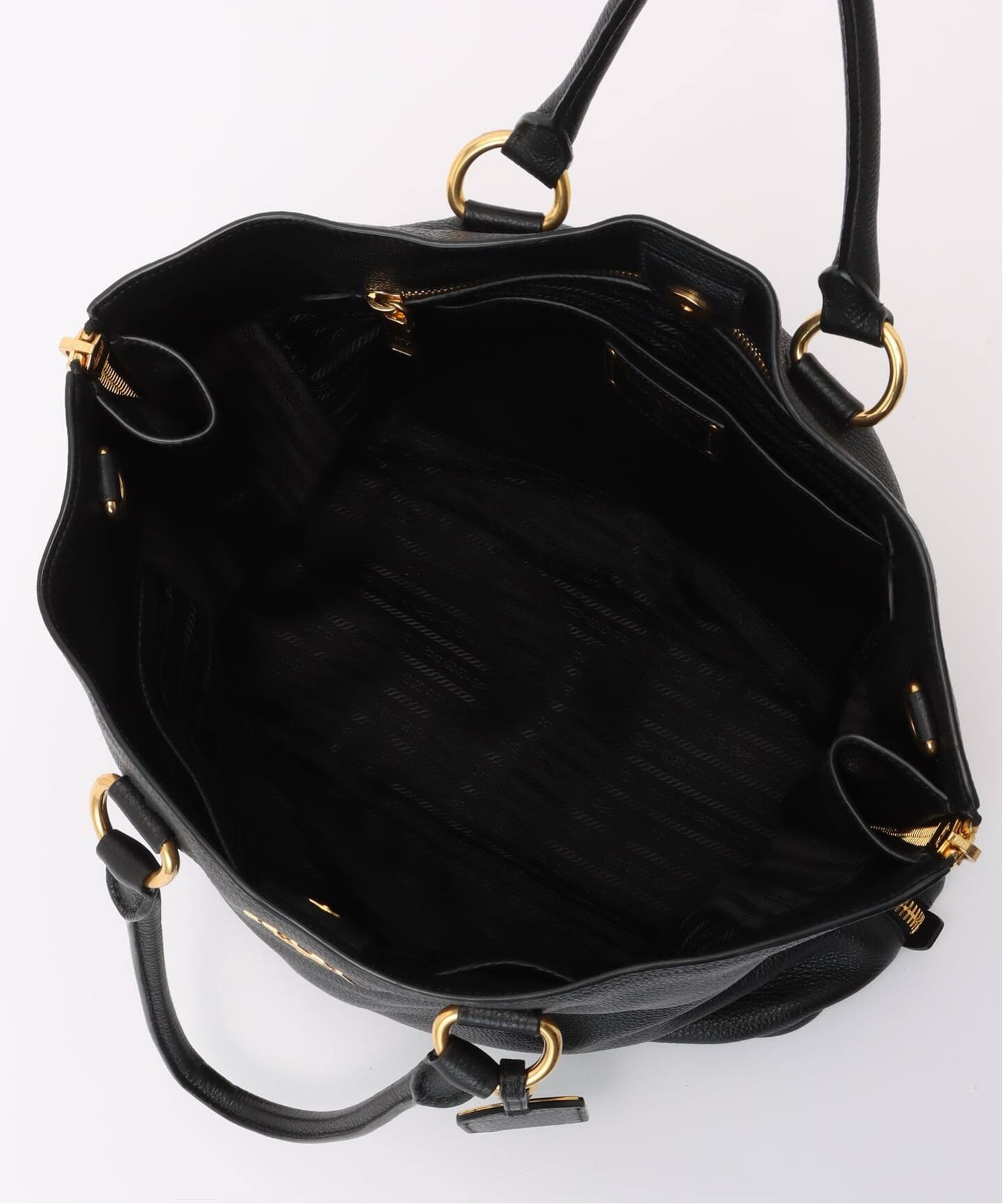 VINTAGE PRADA/プラダ】 vitello phenix tote 2way（トートバッグ 