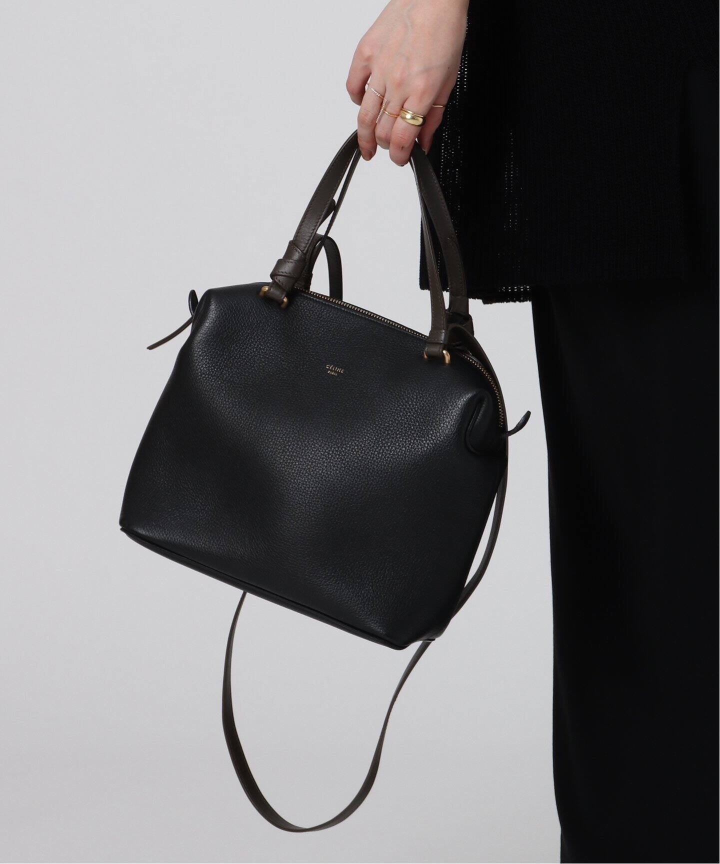 VINTAGE CELINE/セリーヌ】Soft cube 2way（ハンドバッグ  