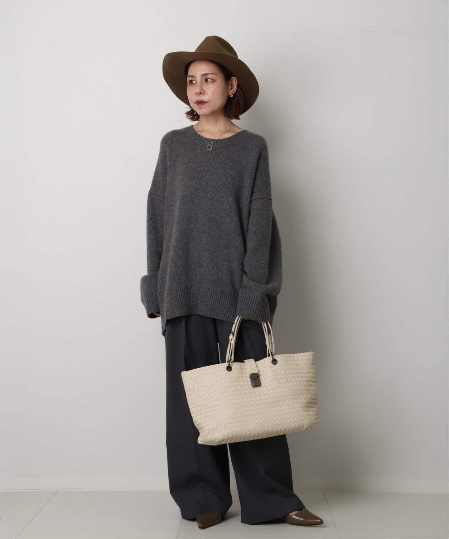 VINTAGE BOTTEGA VENETA/ボッテガ ヴェネタ】ハンドバッグ intrecciato