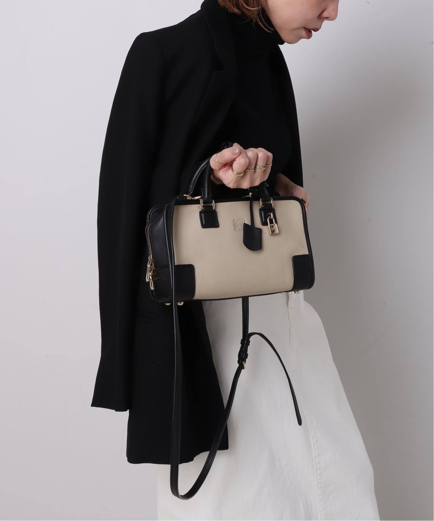 【美品】LOEWE ロエベ スウェード ハンドバッグ VINTAGE LOEWE/ロエベ】Amazona 23 2way（ハンドバッグ）｜DECOUVERTE