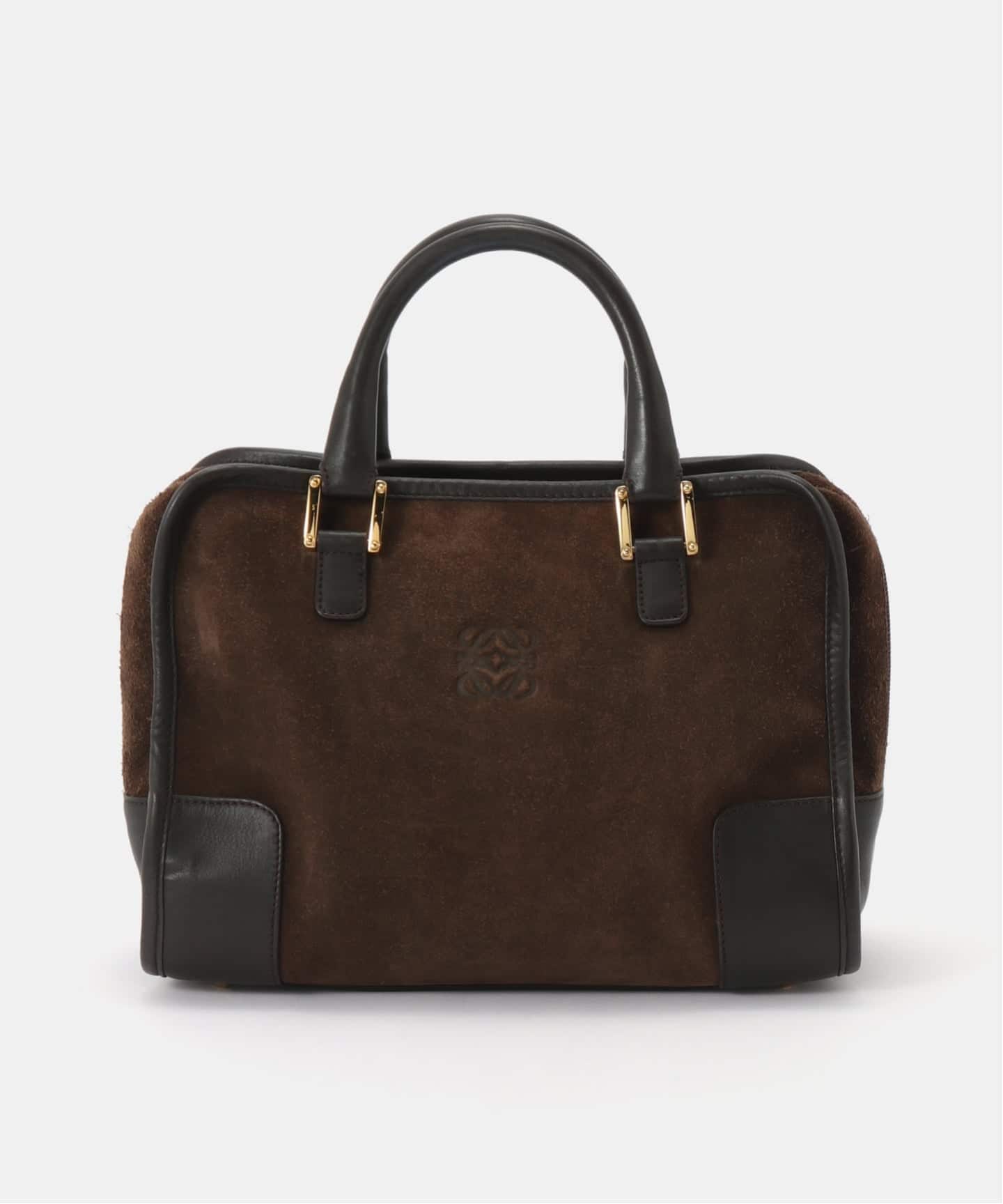 VINTAGE LOEWE/ロエベ】ボストンバッグ anagram suede（ハンドバッグ