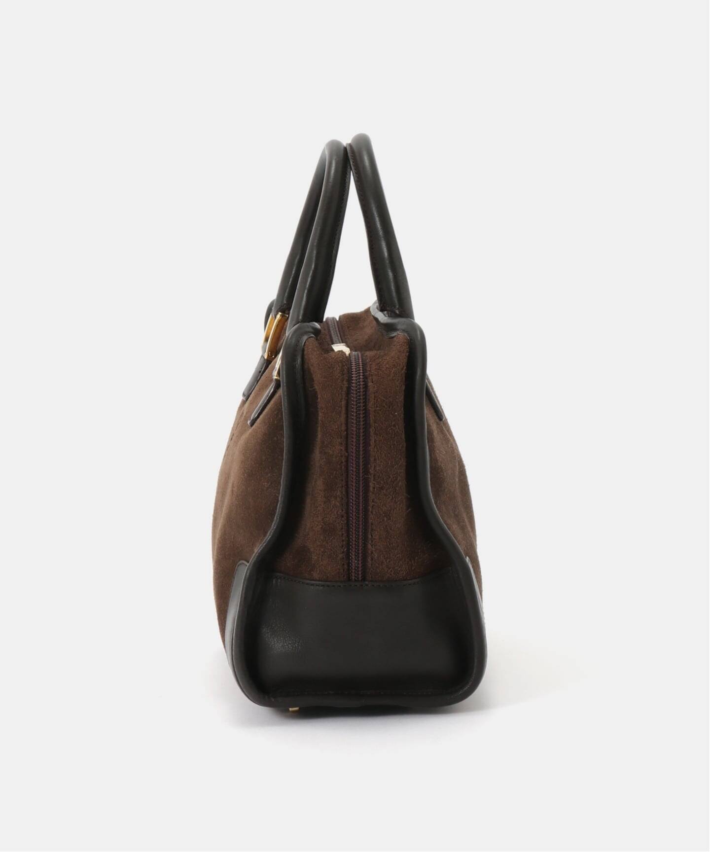 VINTAGE LOEWE/ロエベ】ボストンバッグ anagram suede(ハンドバッグ VINTAGE LOEWE/ロエベ】ボストンバッグ anagram suede(ハンドバッグ