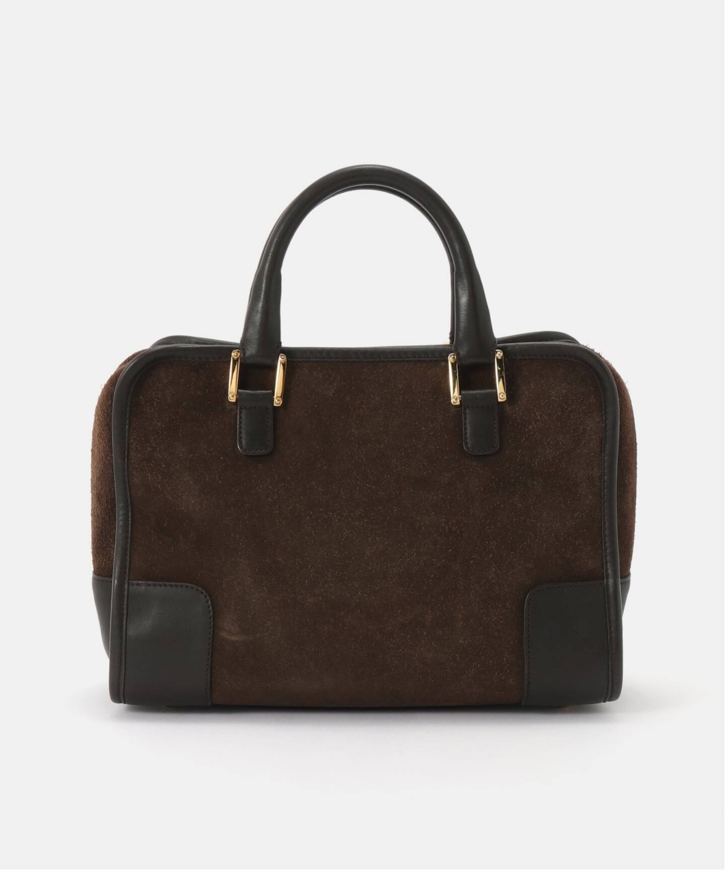 VINTAGE LOEWE/ロエベ】ボストンバッグ anagram suede（ハンドバッグ