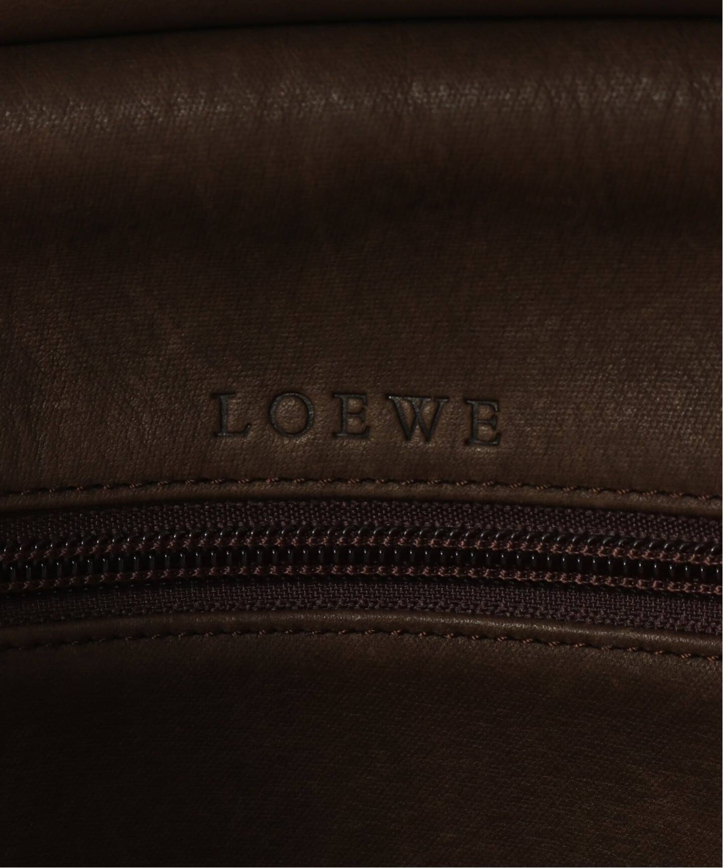 VINTAGE LOEWE/ロエベ】ボストンバッグ anagram suede（ハンドバッグ