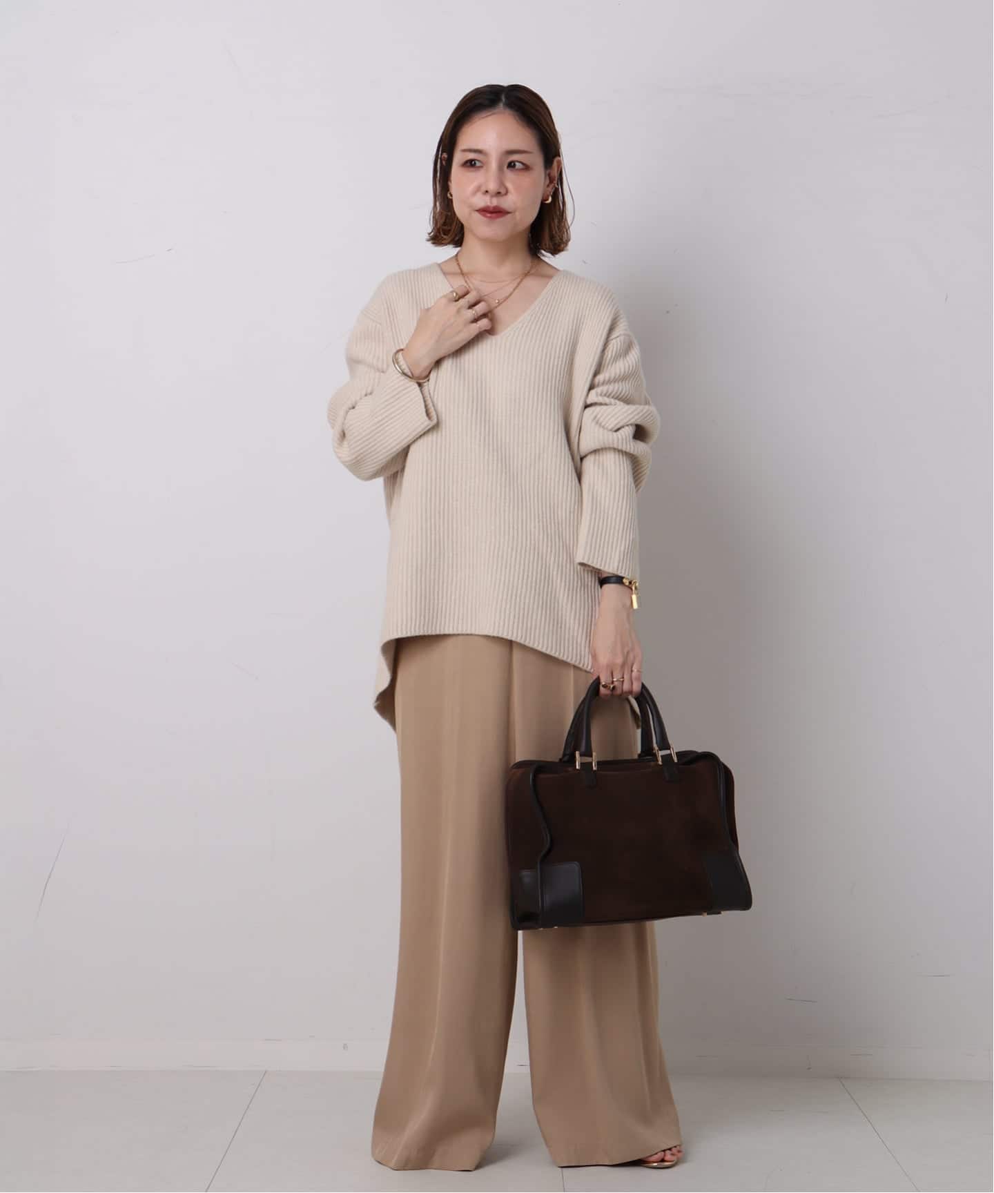 VINTAGE LOEWE/ロエベ】ボストンバッグ anagram suede（ハンドバッグ