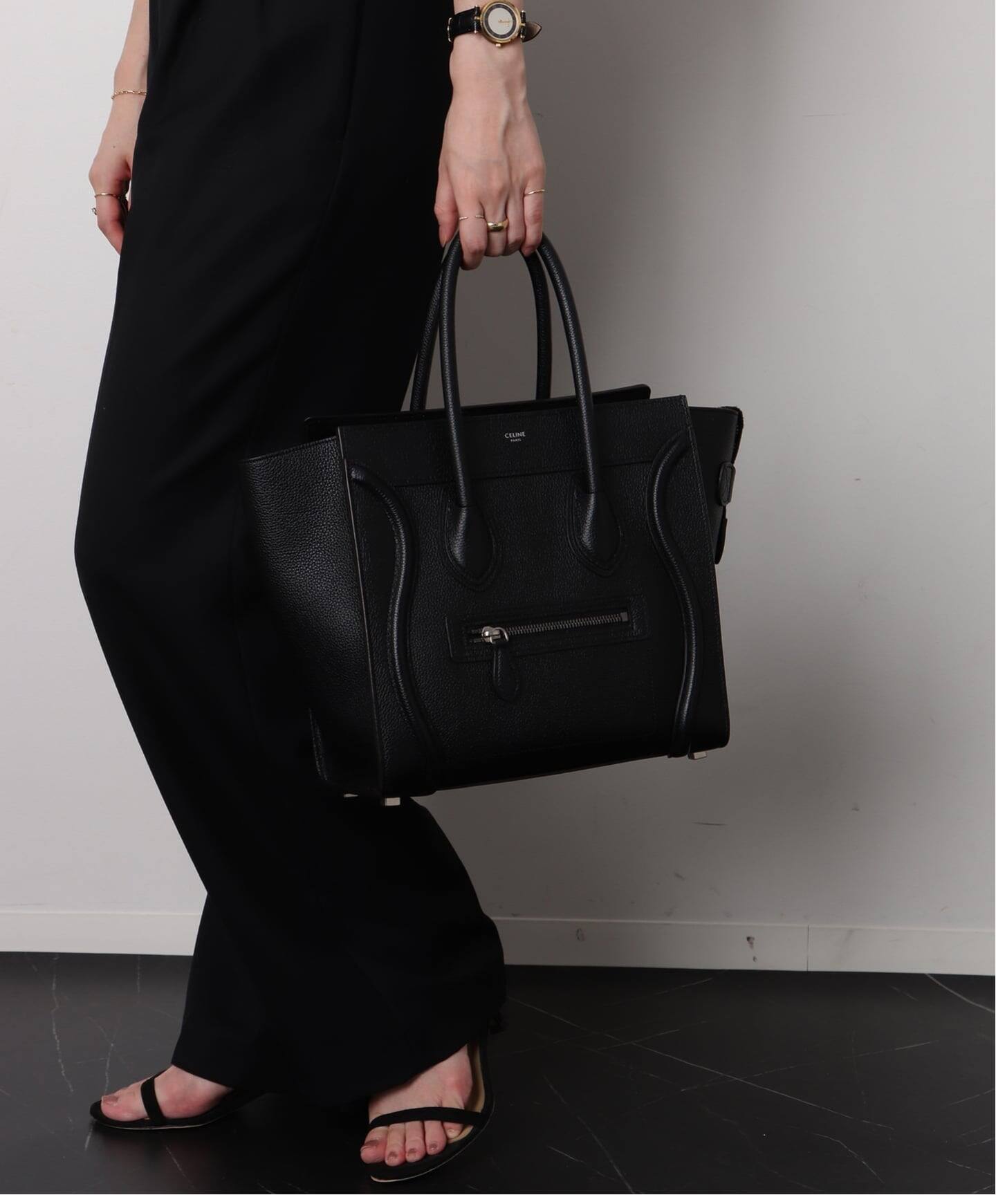 VINTAGE CELINE/セリーヌ】Luggage handbag micro（ハンドバッグ