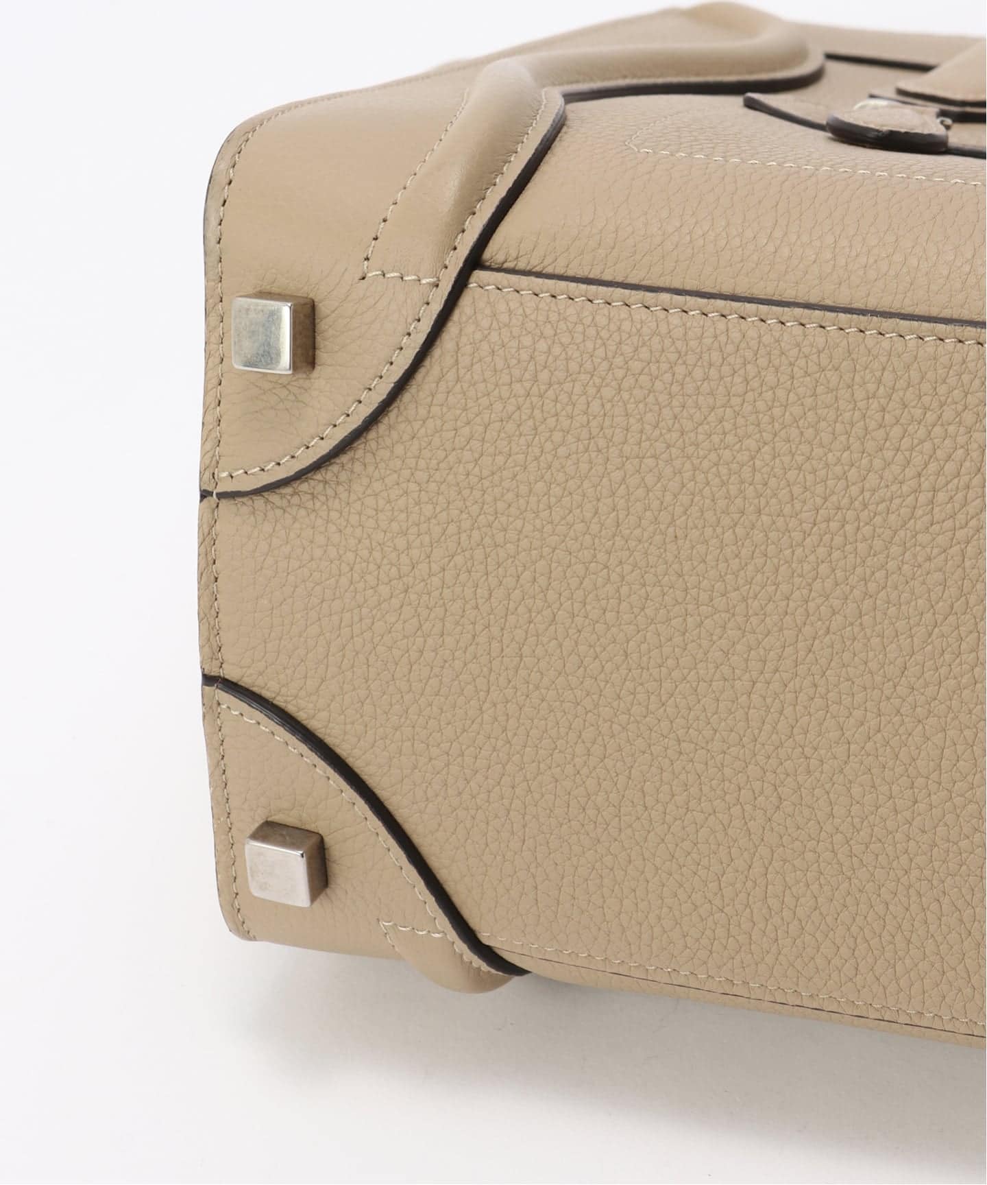 CELINE セリーヌ LUGGAGE Micro ハンドバッグ ベージュ VINTAGE CELINE/セリーヌ】Luggage handbag micro（ハンドバッグ