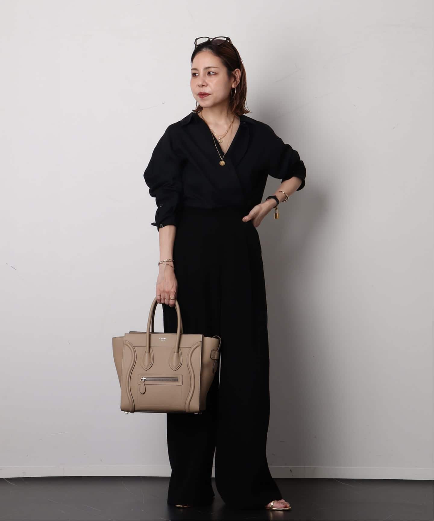 VINTAGE CELINE/セリーヌ】Luggage handbag micro（ハンドバッグ