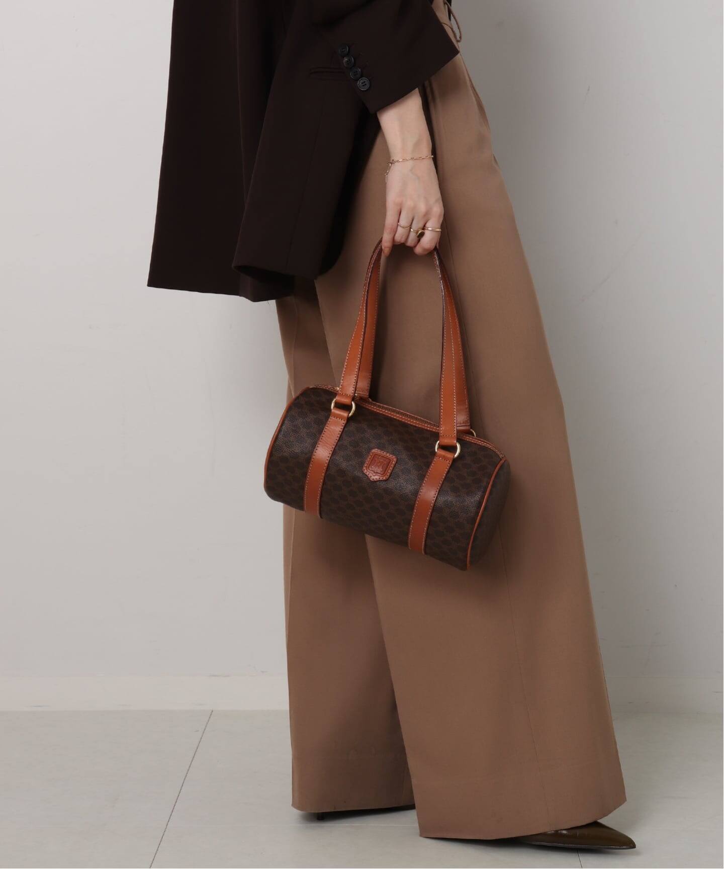 VINTAGE CELINE/セリーヌ】macadam ハンドバッグ 26 Papillion