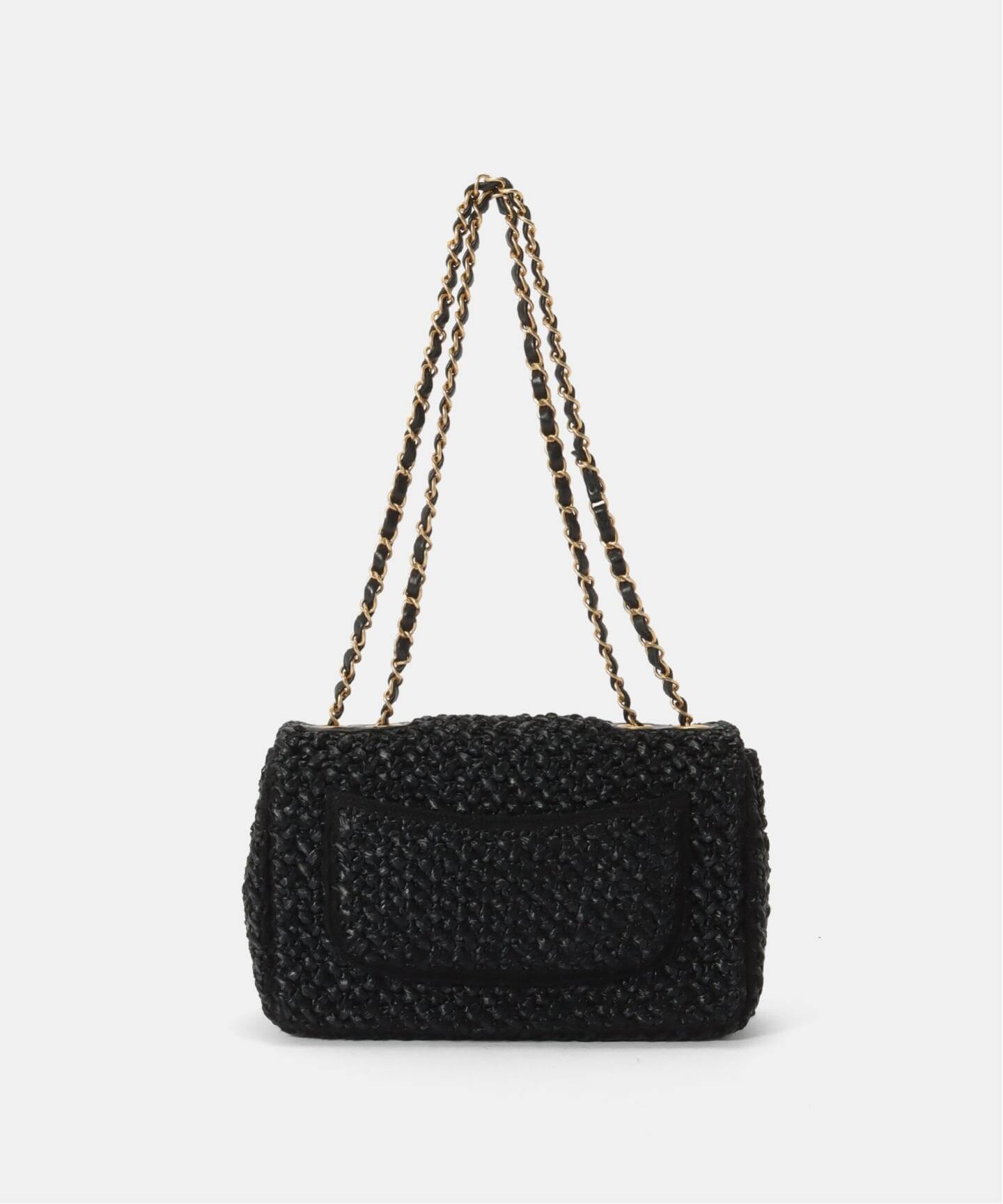 CHANEL/シャネル】チェーンショルダーバッグ 25 raffia（ハンドバッグ