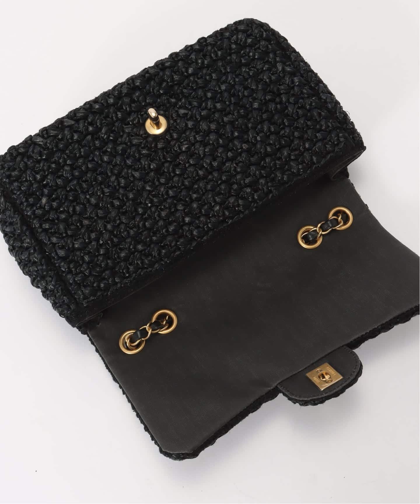 CHANEL/シャネル】チェーンショルダーバッグ 25 raffia（ハンドバッグ