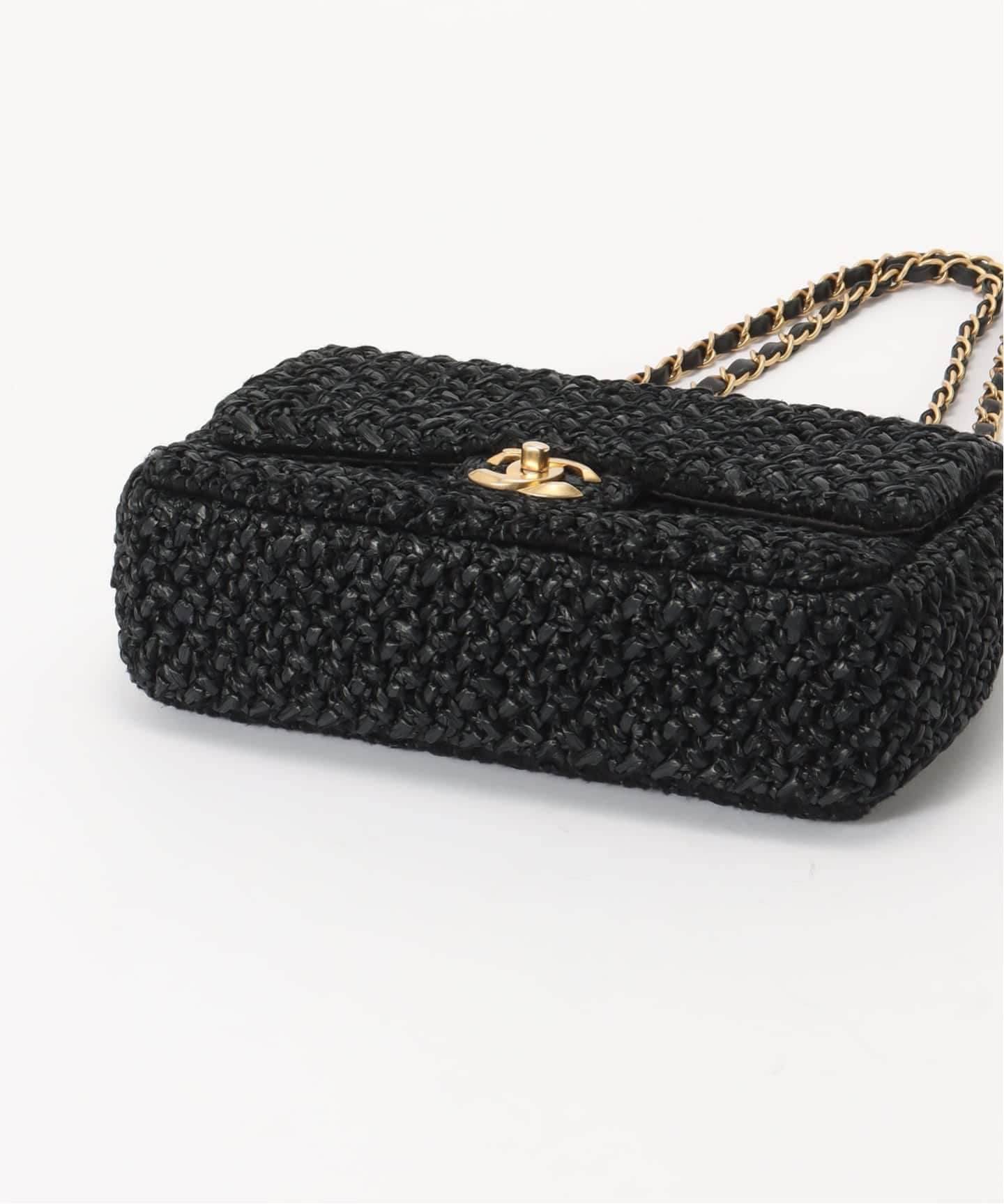 CHANEL/シャネル】チェーンショルダーバッグ 25 raffia（ハンドバッグ