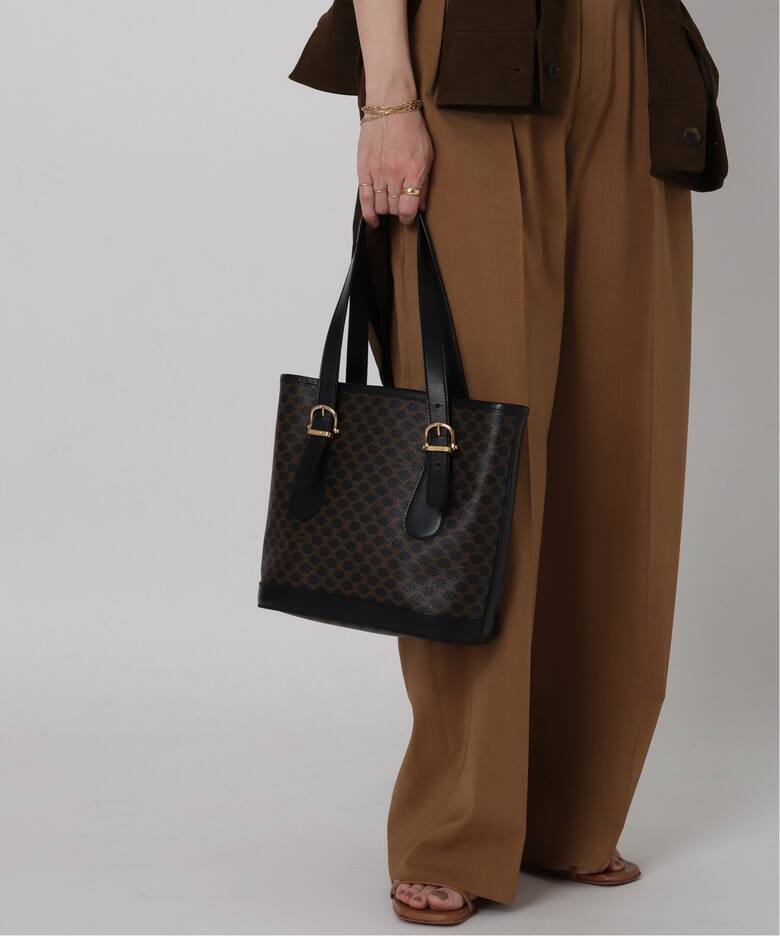 VINTAGE CELINE/セリーヌ】マカダム トートバッグ（トートバッグ 