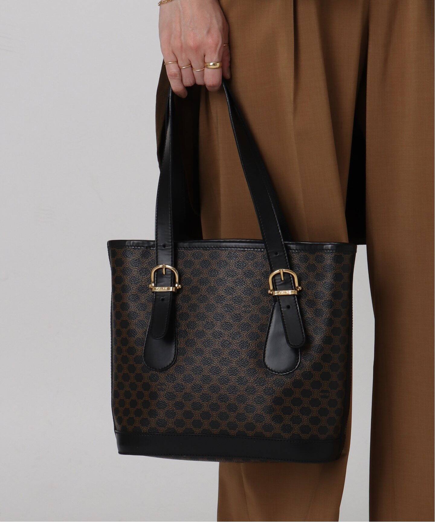 VINTAGE CELINE/セリーヌ】マカダム トートバッグ（トートバッグ  