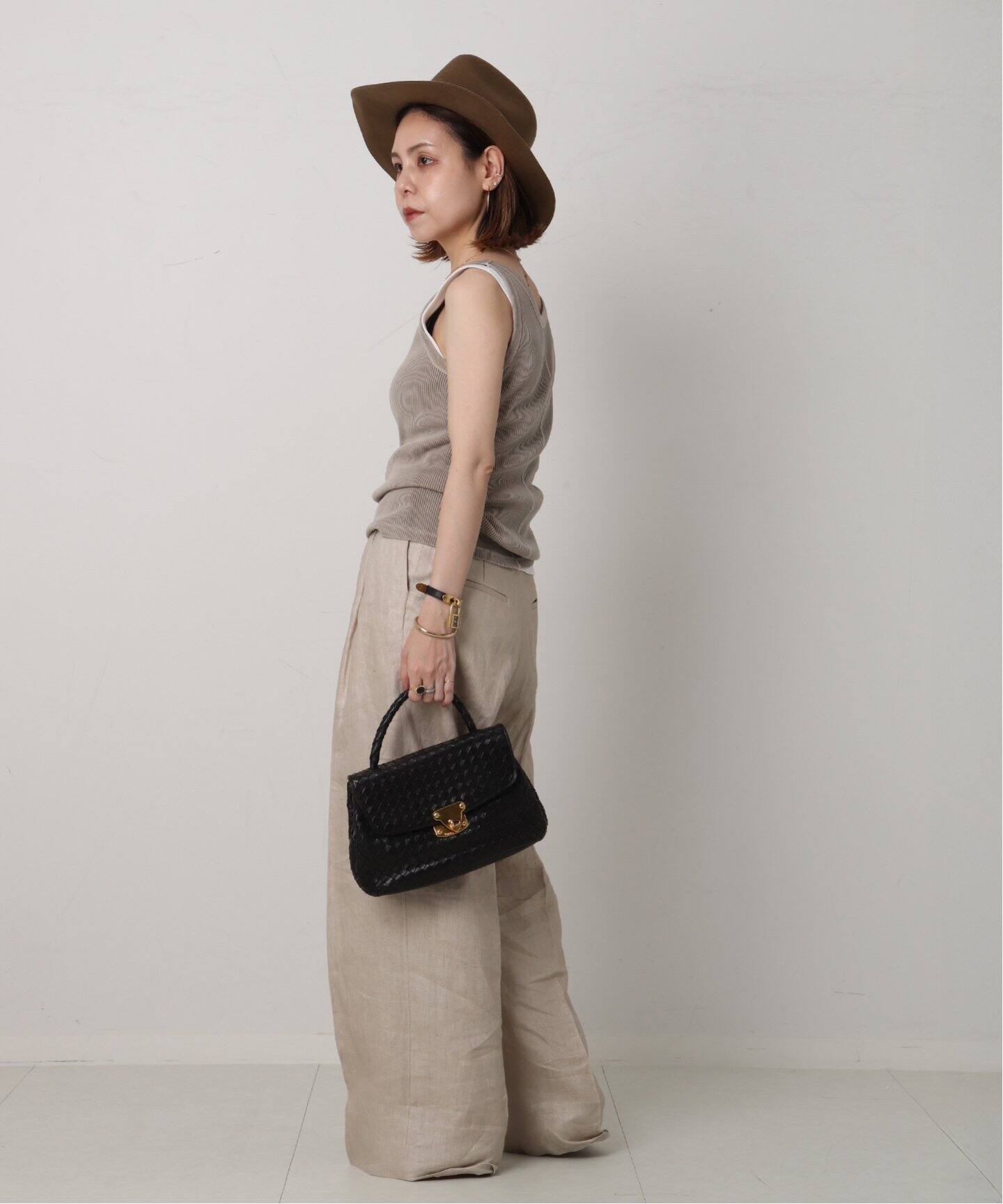 VINTAGE BOTTEGA VENETA/ボッテガ ヴェネタ】ハンドバッグ intrecciato