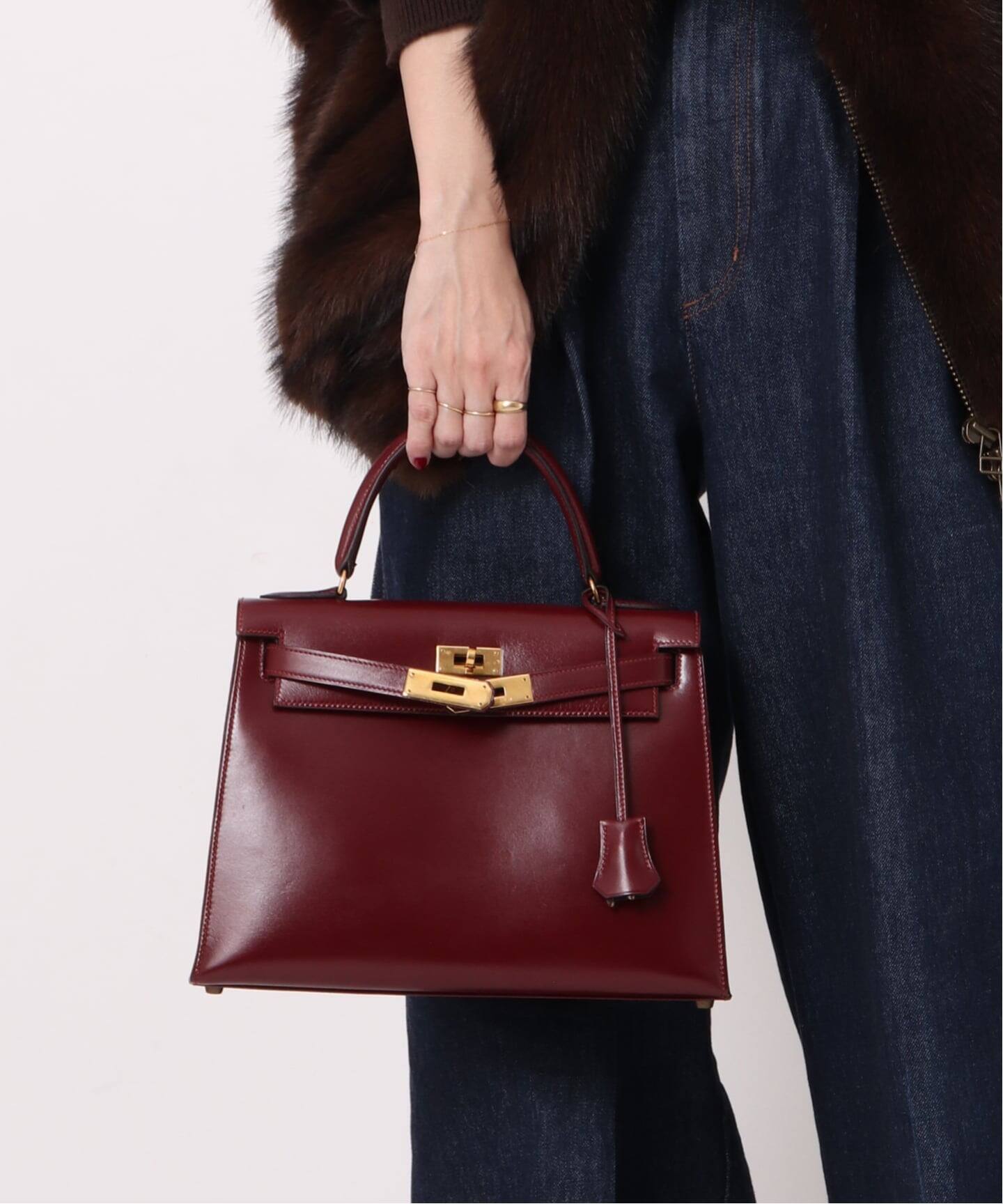 VINTAGE HERMES/エルメス】 Kelly 28（ハンドバッグ）｜DECOUVERTE