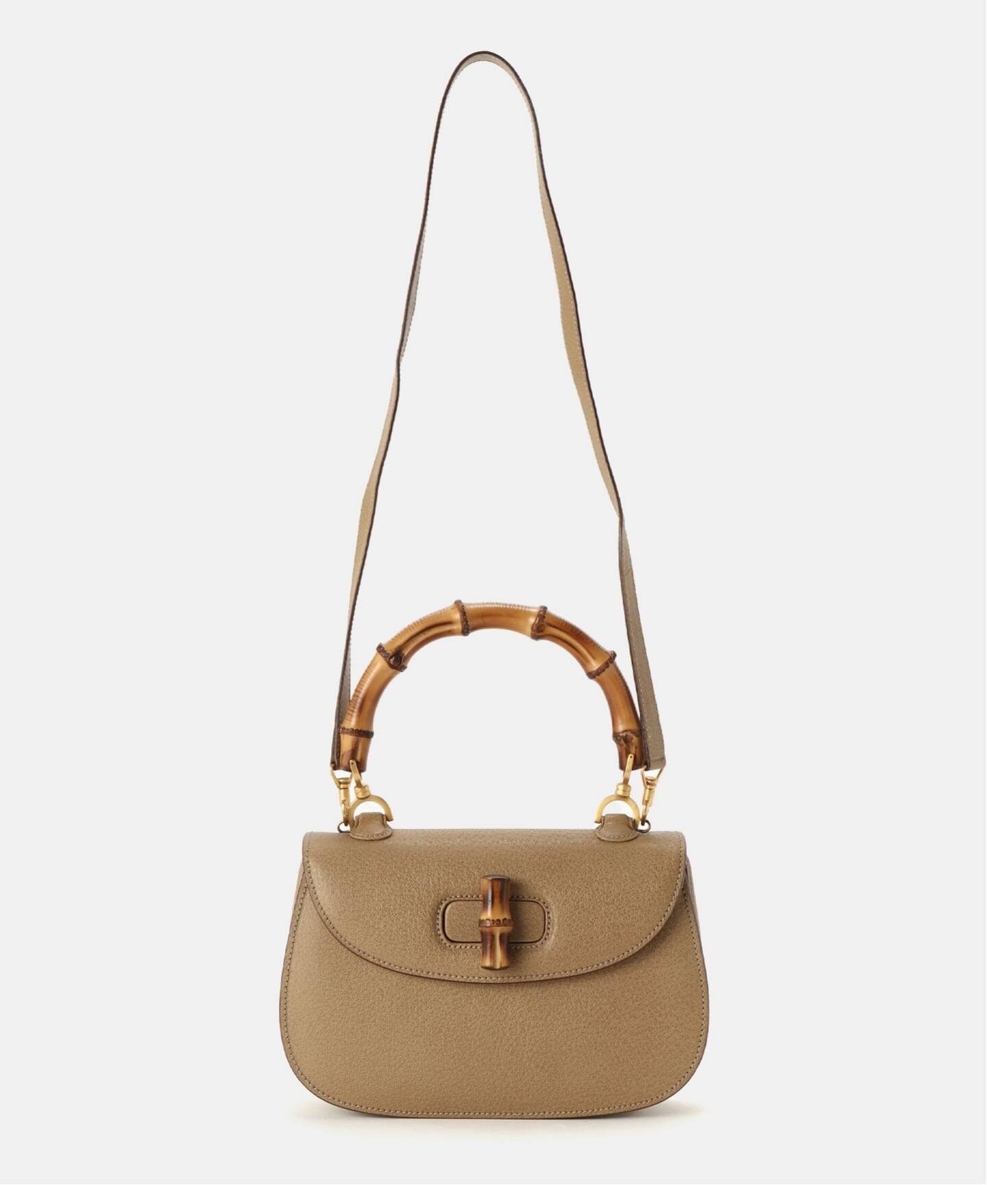 VINTAGE GUCCI/グッチ】 Bamboo classic 26 2way（ハンドバッグ 