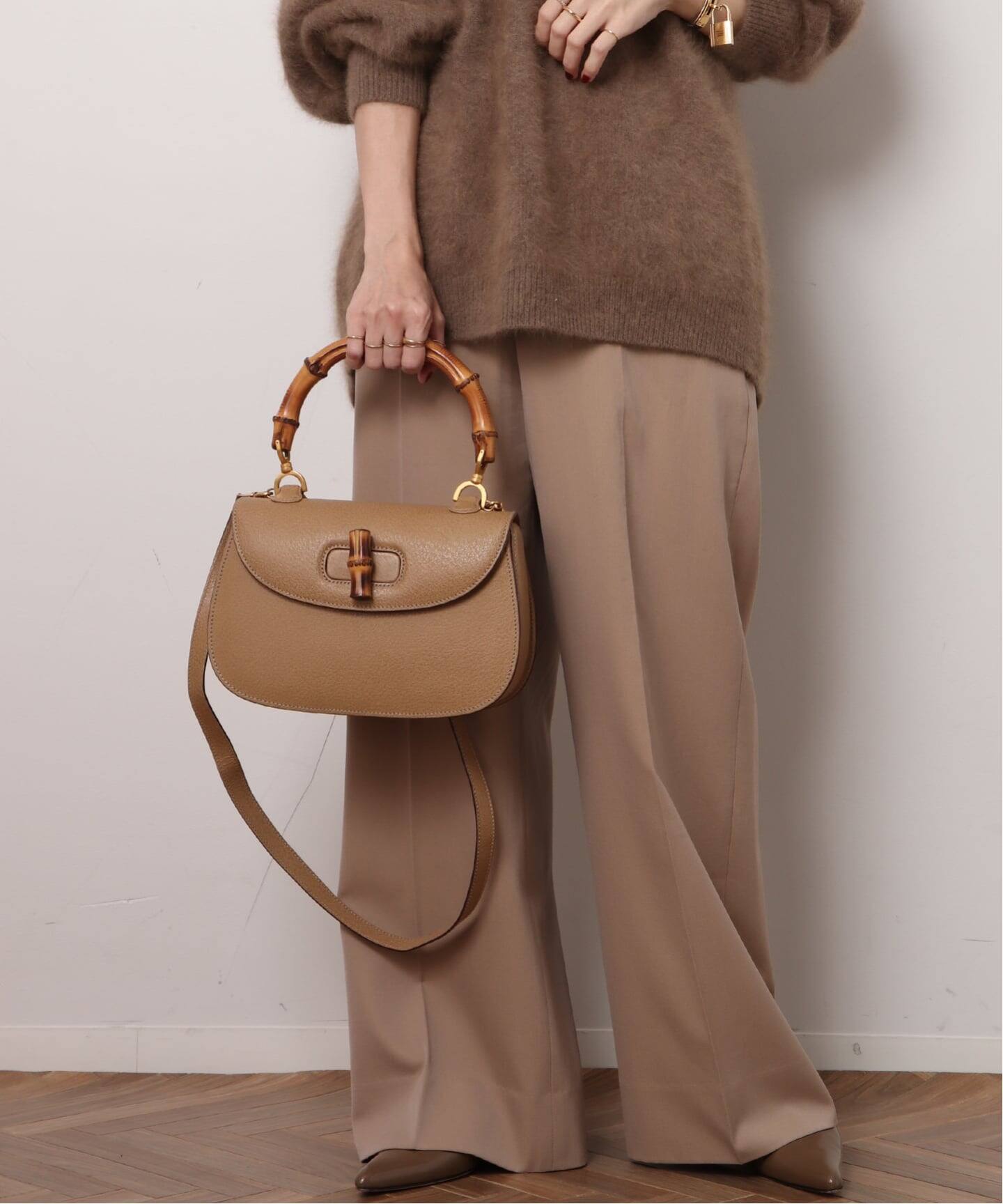 VINTAGE GUCCI/グッチ】 Bamboo classic 26 2way（ハンドバッグ