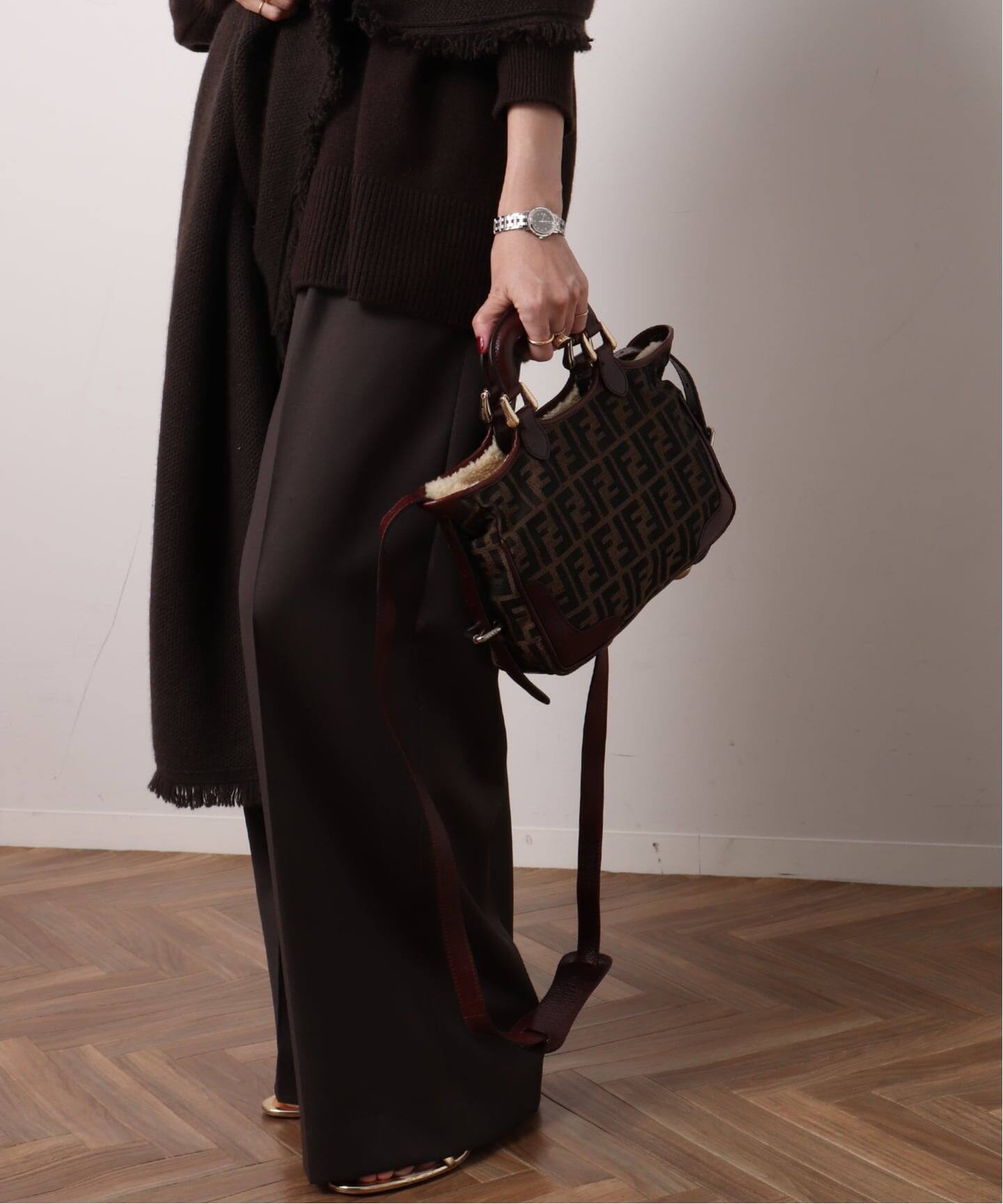 VINTAGE FENDI/フェンディ】2wayバッグ zucca（ハンドバッグ