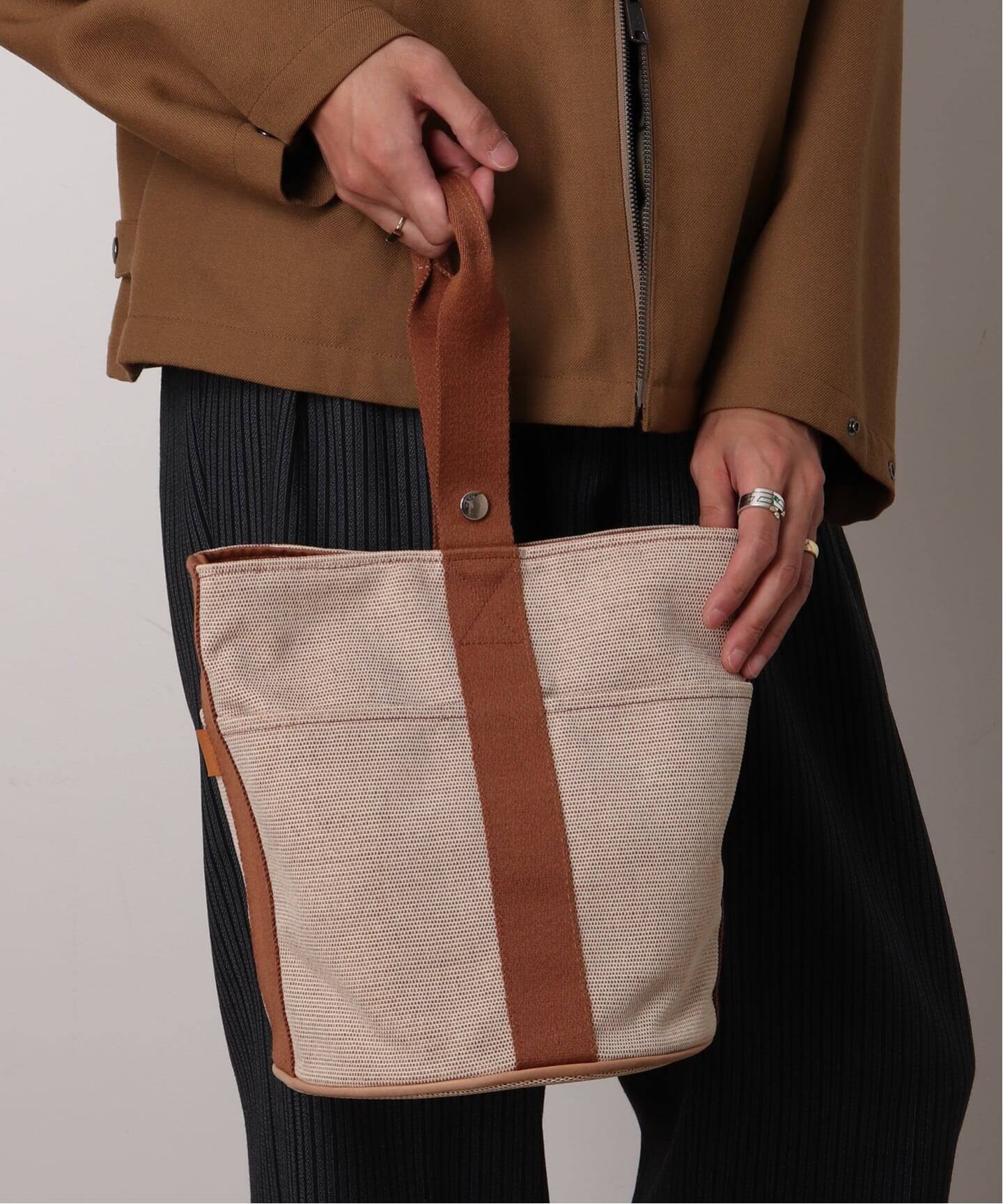 VINTAGE HERMES/エルメス】Saxo mm（ハンドバッグ）｜DECOUVERTE