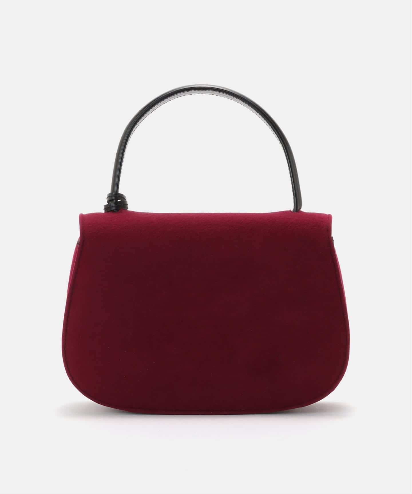 VINTAGE GUCCI/グッチ】ハンドバッグ 2way felt（ハンドバッグ