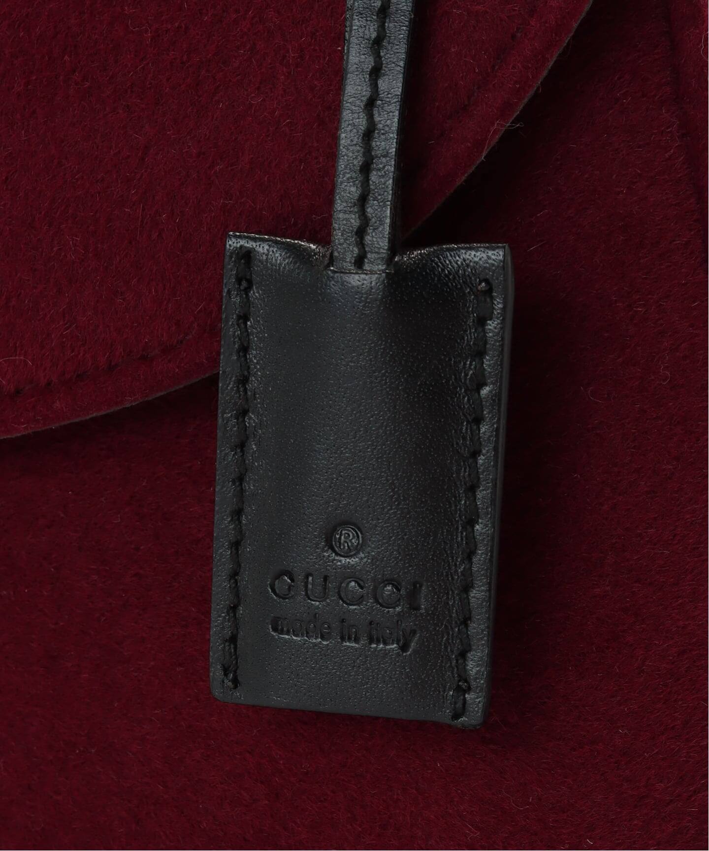 VINTAGE GUCCI/グッチ】ハンドバッグ 2way felt（ハンドバッグ