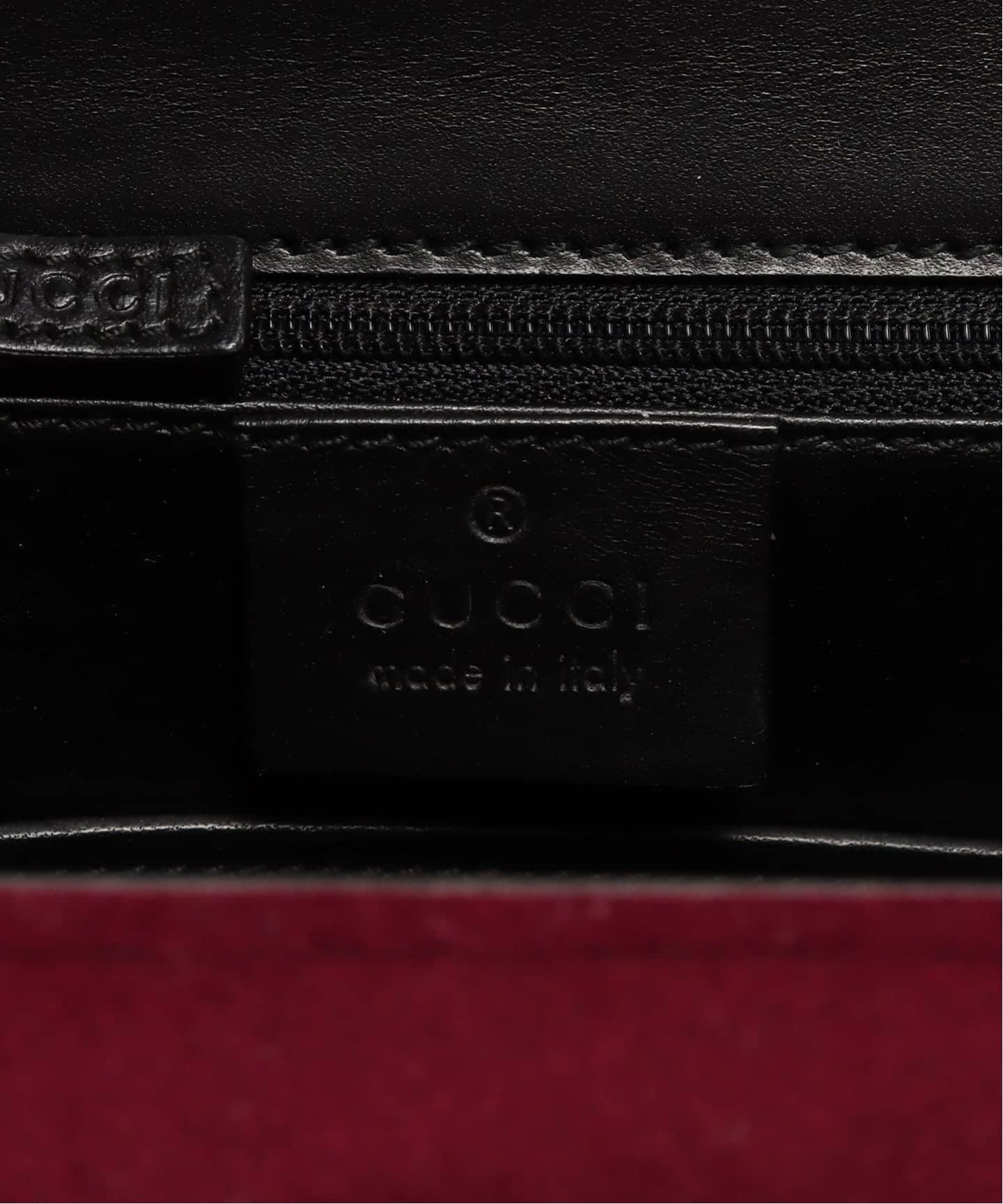 VINTAGE GUCCI/グッチ】ハンドバッグ 2way felt（ハンドバッグ