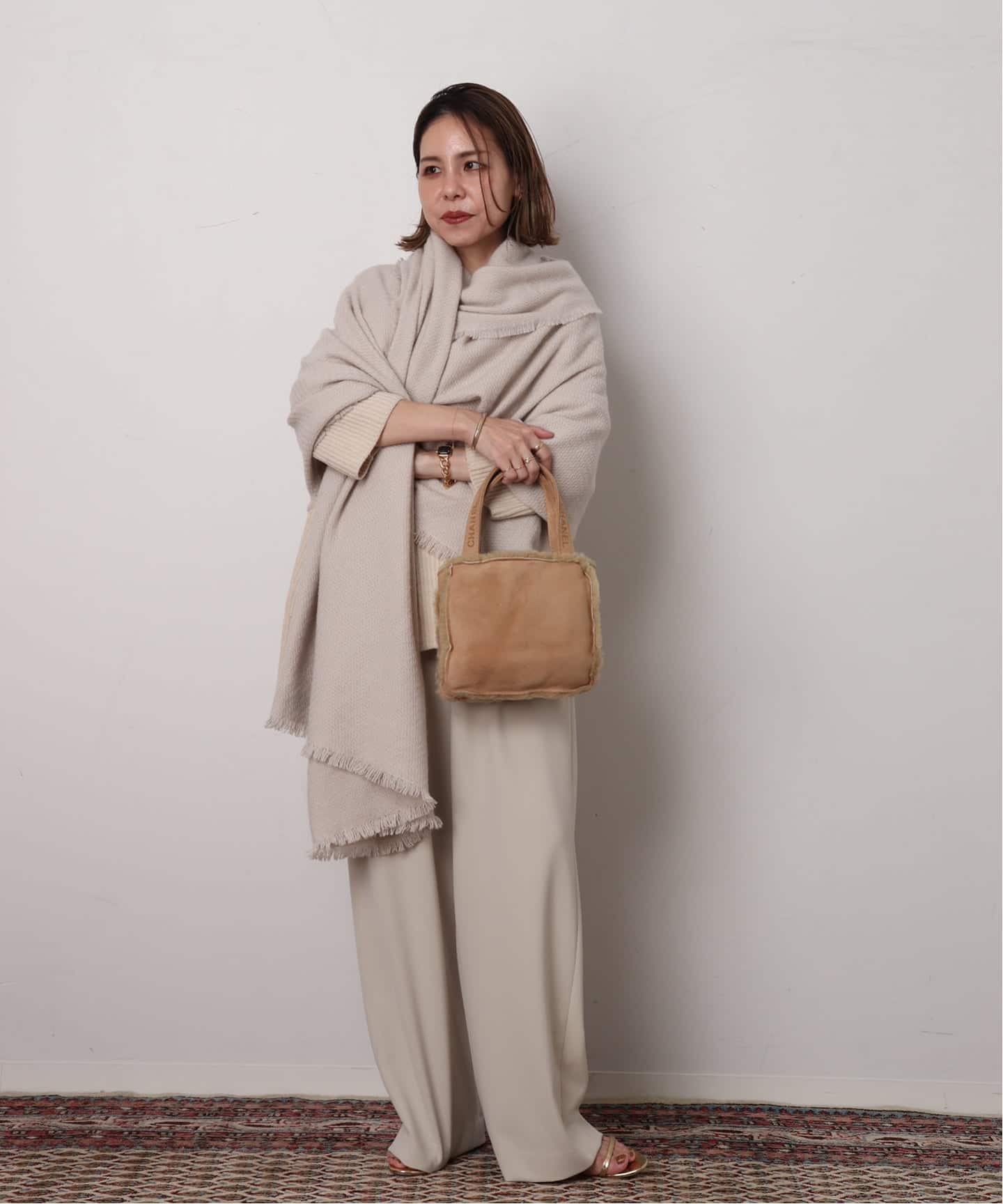 VINTAGE CHANEL/シャネル】ハンドバッグ mouton（ハンドバッグ