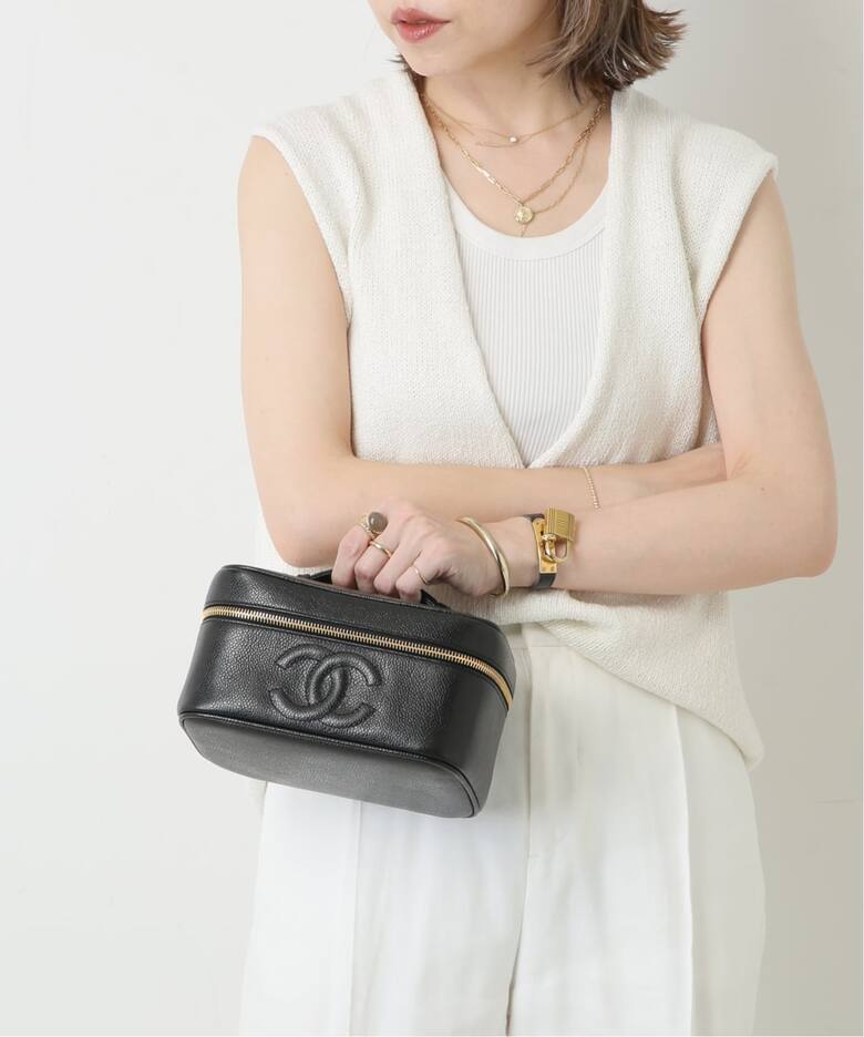 VINTAGE CHANEL/シャネル】バニティバッグ（ハンドバッグ 