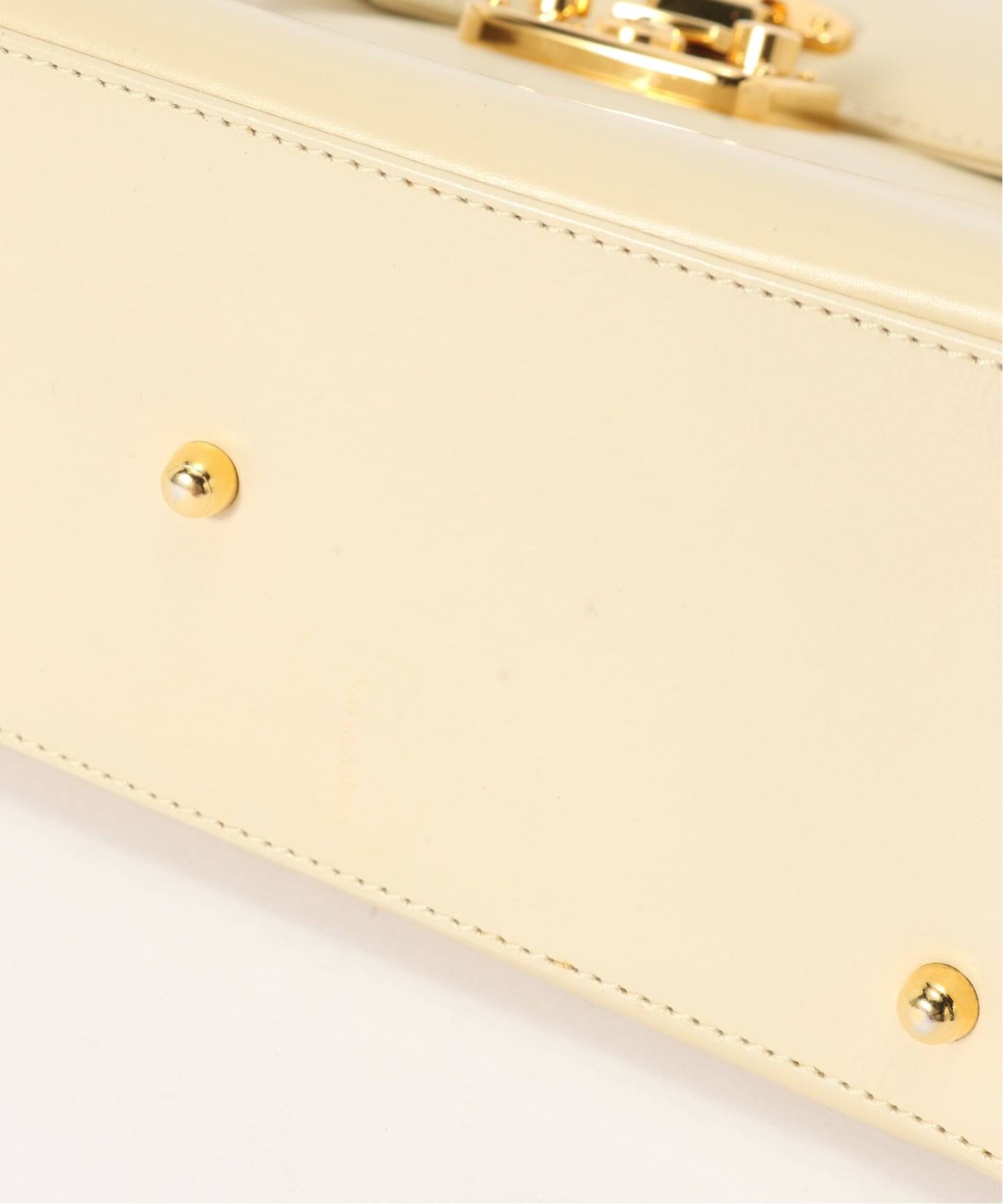 VINTAGE GUCCI/グッチ】Lady lock ハンドバッグ 2way（ハンドバッグ