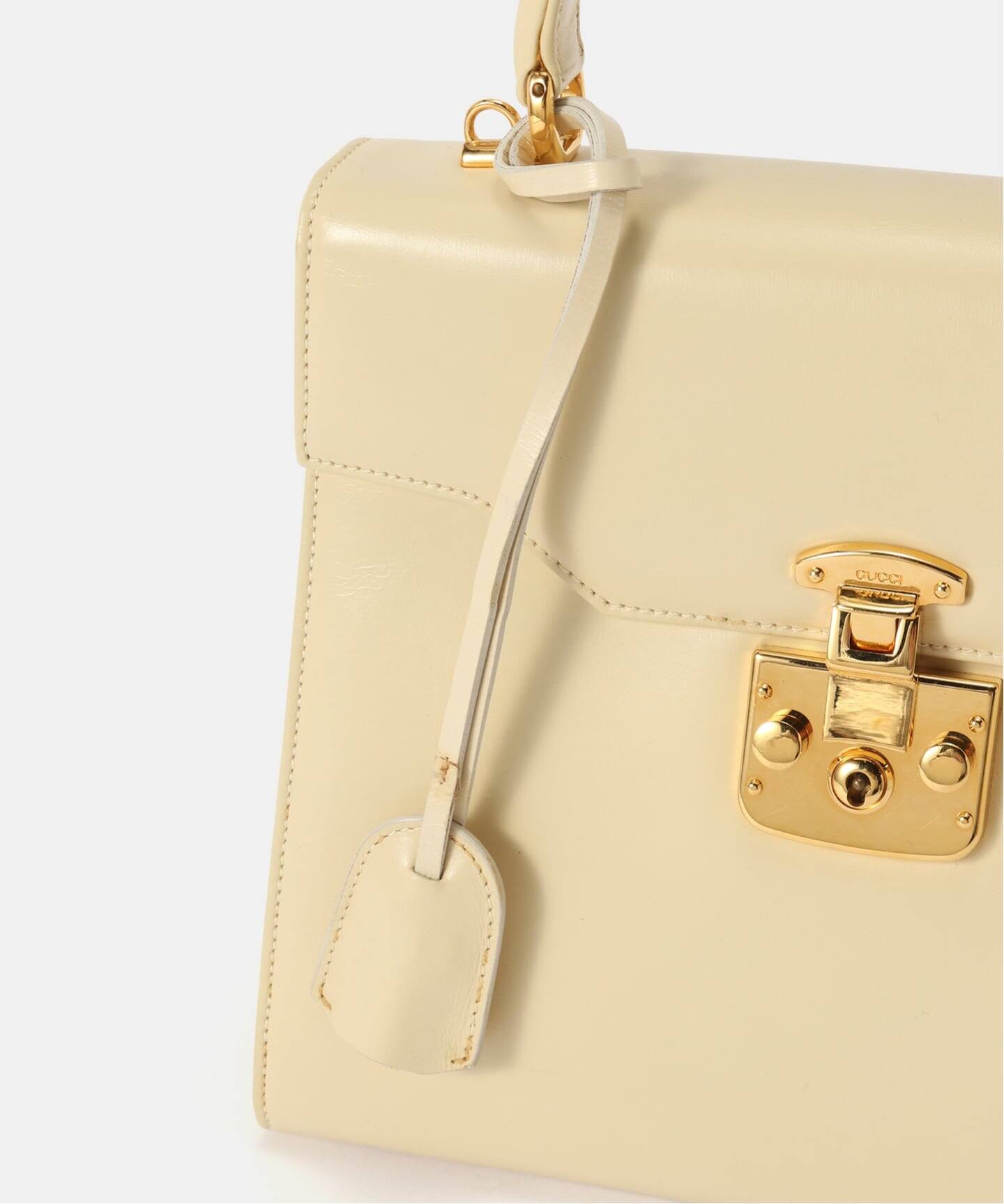 VINTAGE GUCCI/グッチ】Lady lock ハンドバッグ 2way（ハンドバッグ