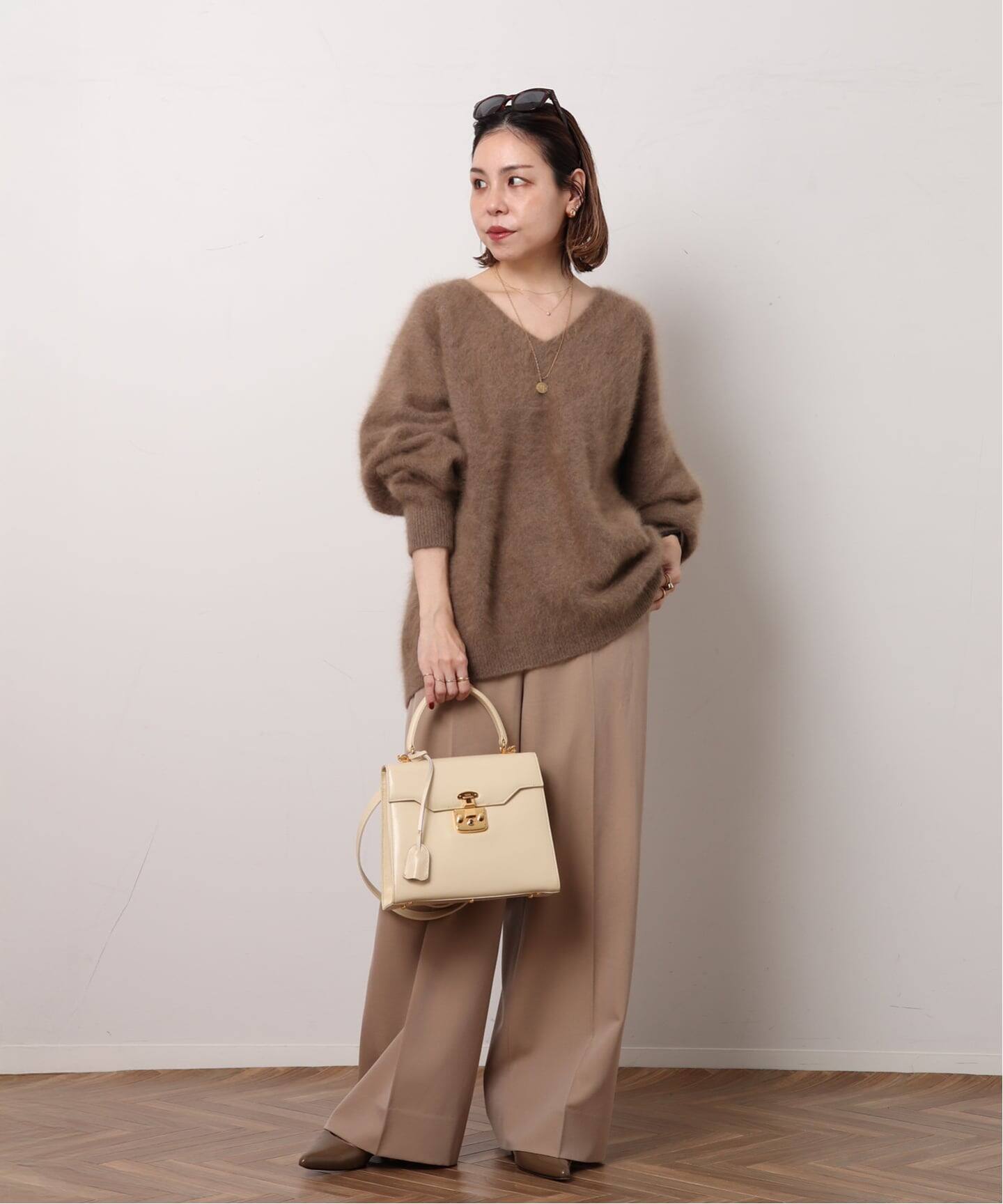 VINTAGE GUCCI/グッチ】Lady lock ハンドバッグ 2way（ハンドバッグ