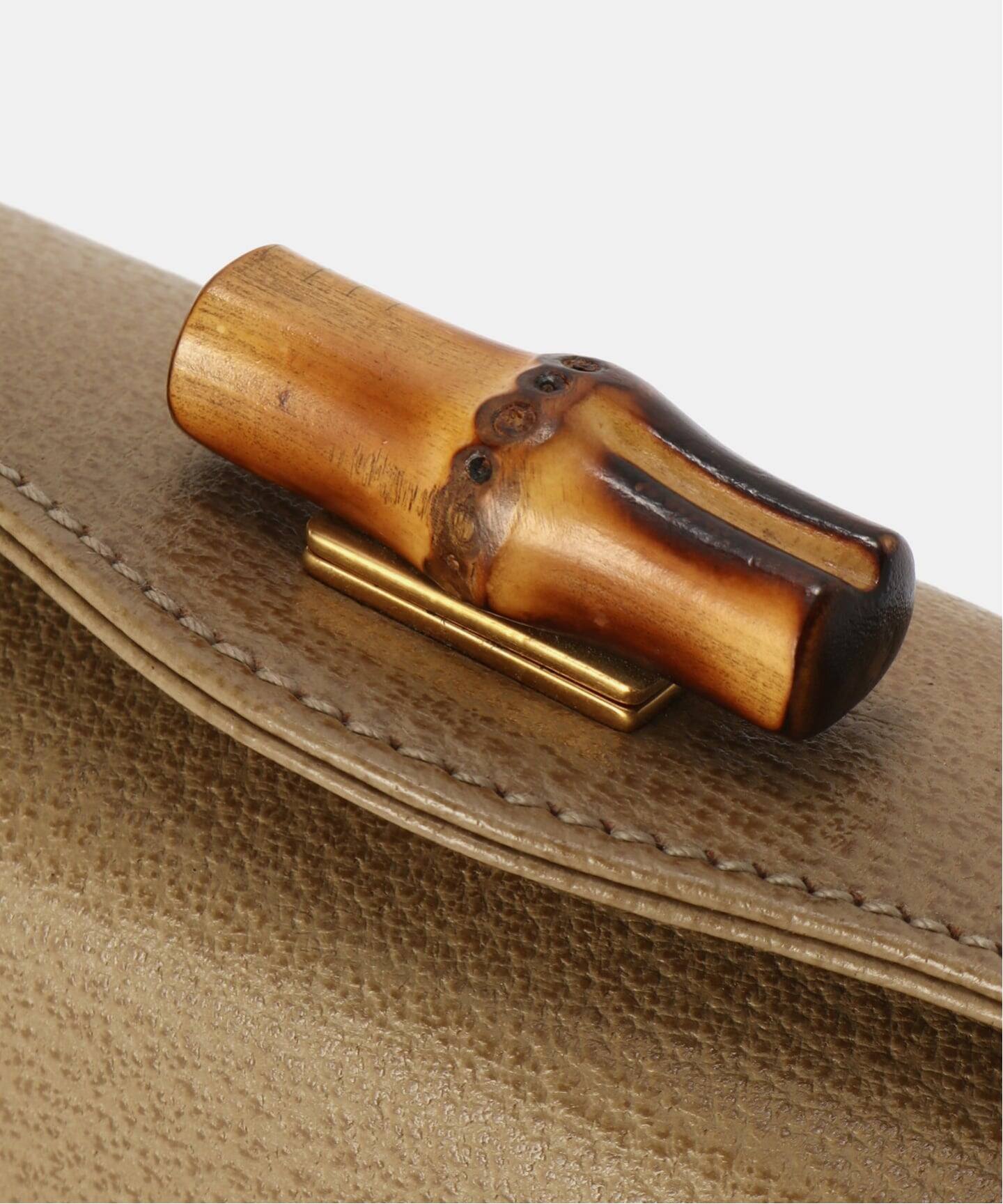 VINTAGE GUCCI/グッチ】Bamboo ハンドバッグ 2way（ハンドバッグ