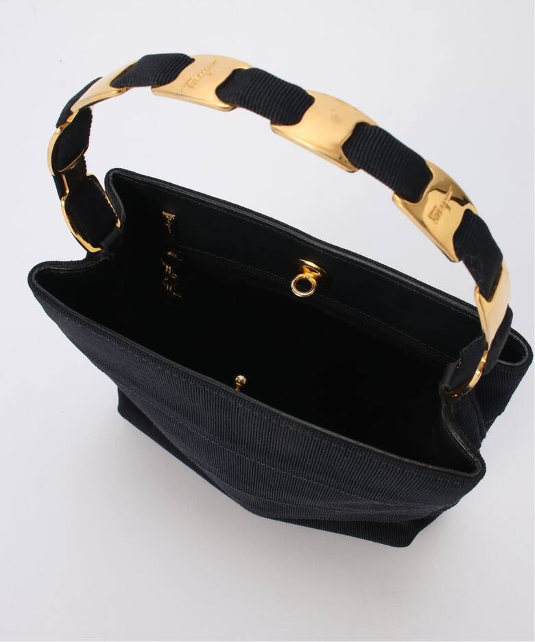 VINTAGE FERRAGAMO/フェラガモ】Vara ハンドバッグ（ハンドバッグ 