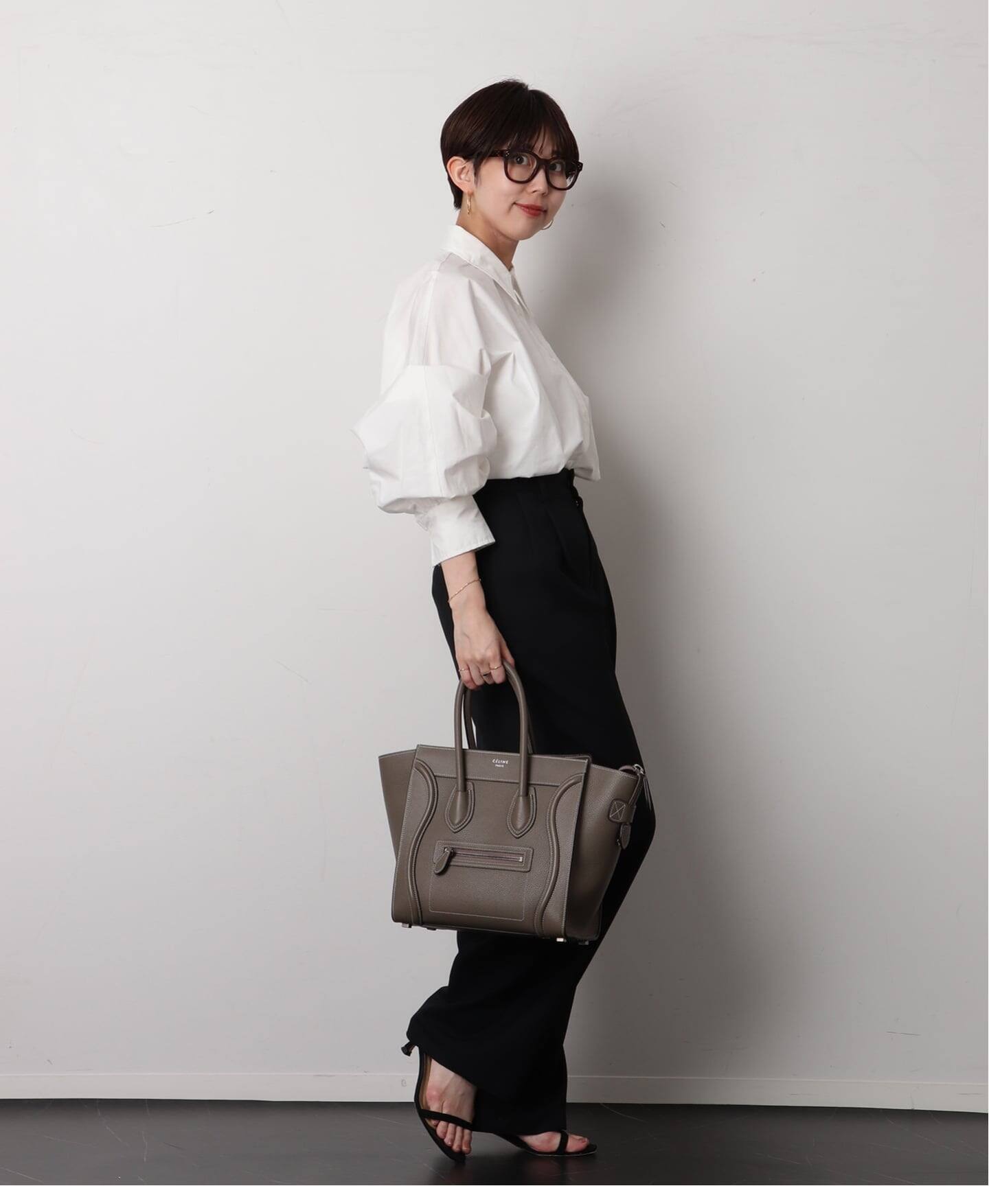 VINTAGE CELINE/セリーヌ】Luggage handbag micro（ハンドバッグ