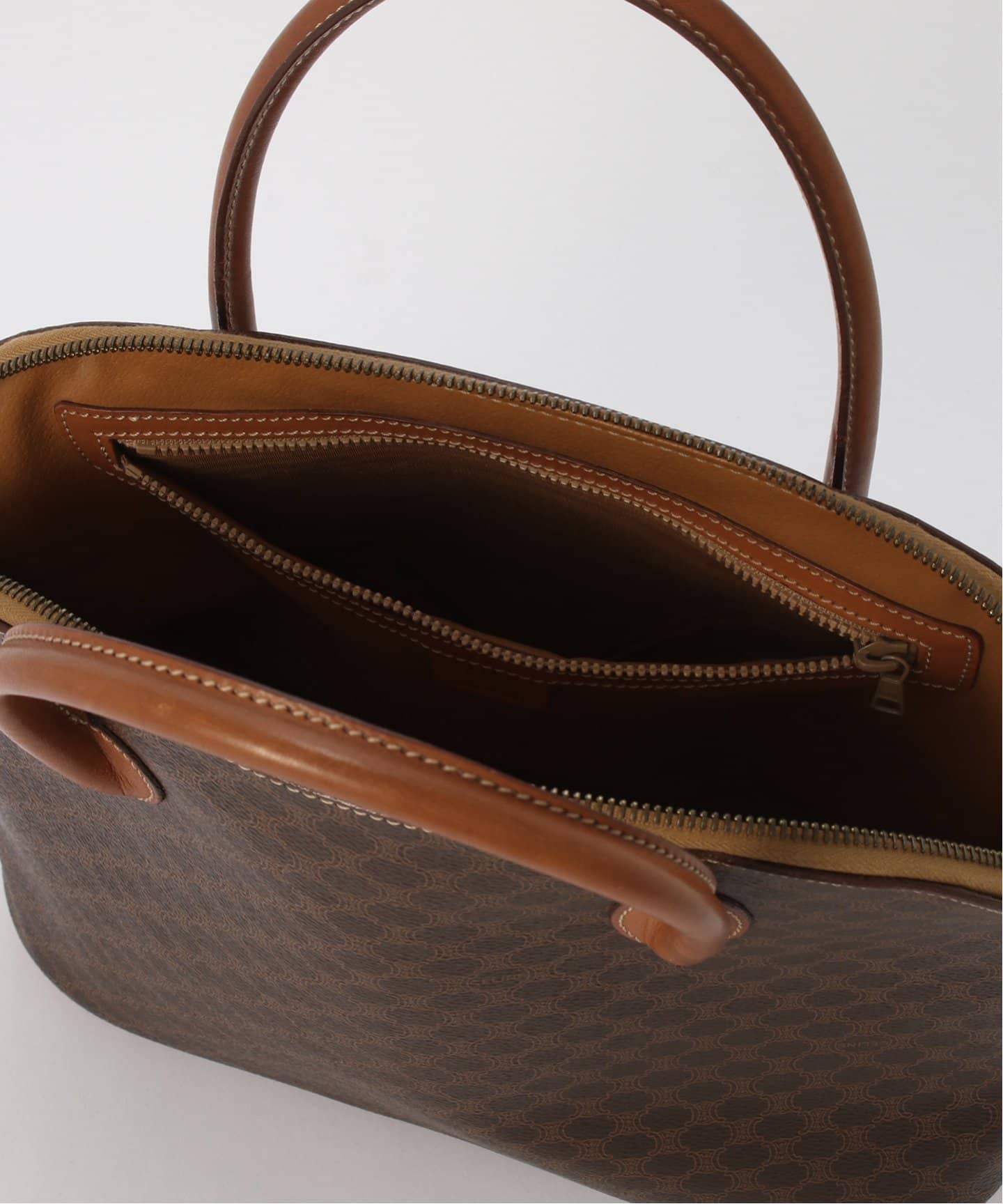 VINTAGE CELINE/セリーヌ】macadam ボリードバッグ（ハンドバッグ