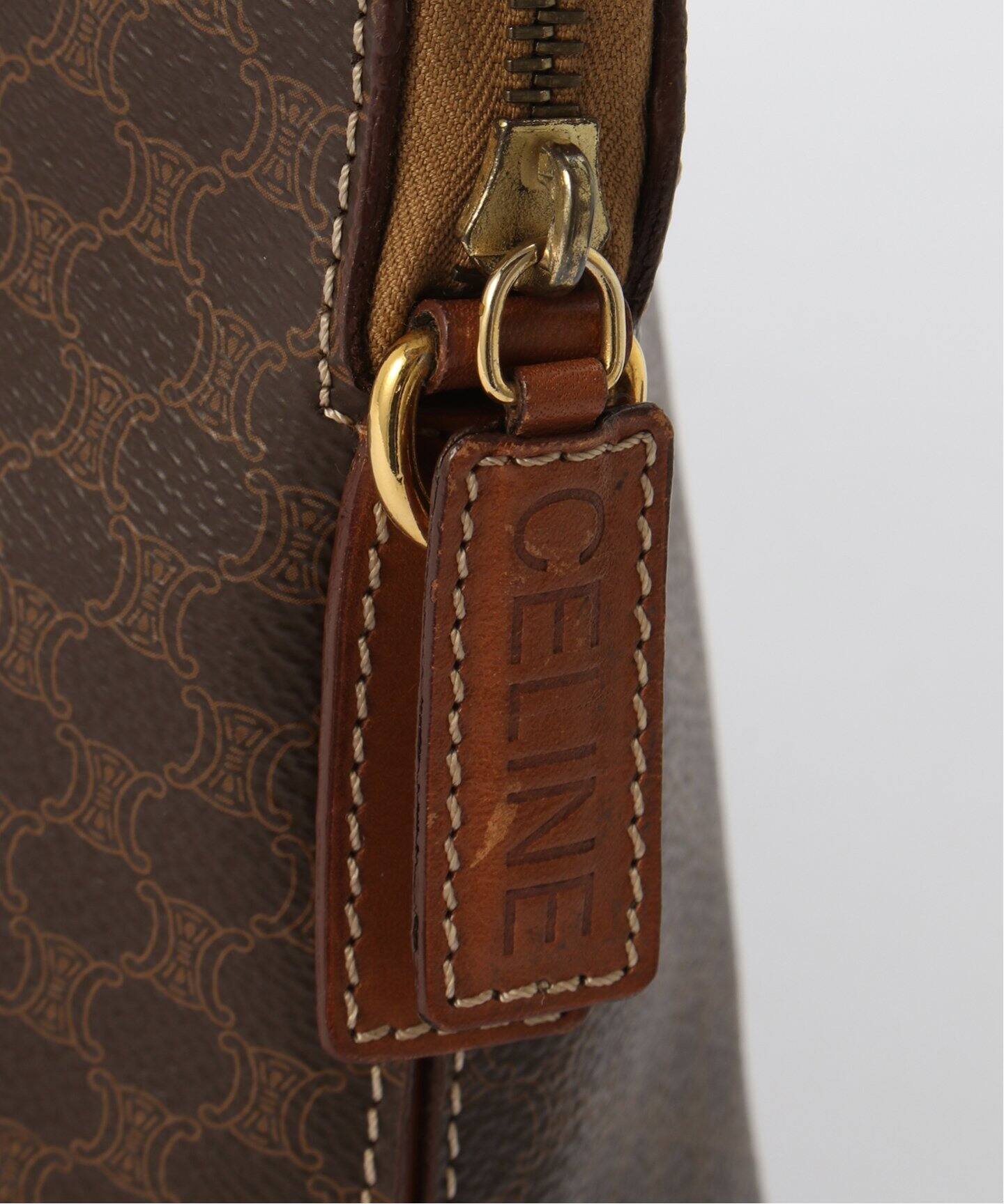 VINTAGE CELINE/セリーヌ】macadam ボリードバッグ（ハンドバッグ