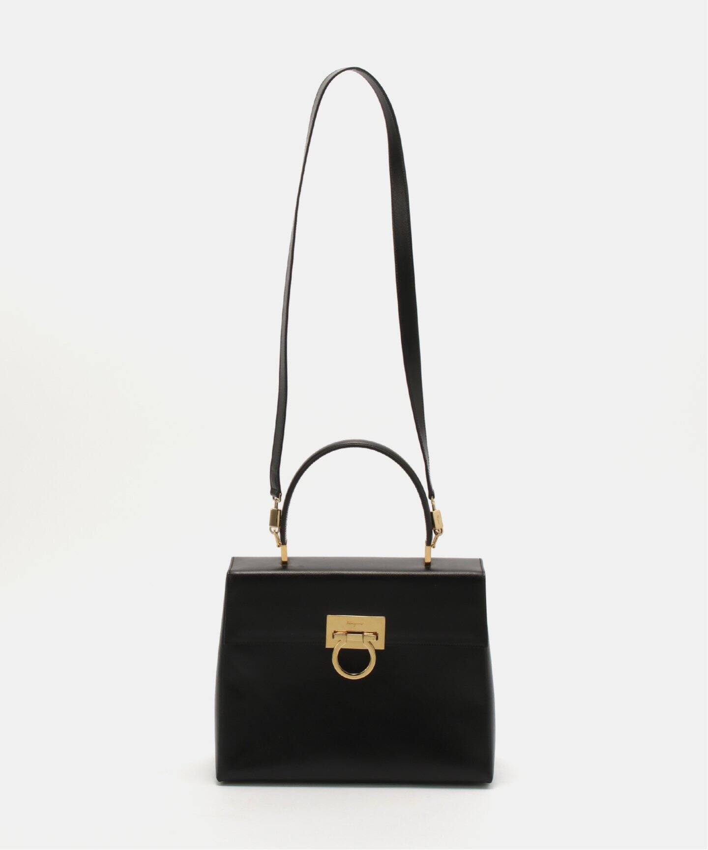 Ferragamo(フェラガモ) ✨2wayバッグ VINTAGE FERRAGAMO/フェラガモ】 Gancini 2wayバッグ（ハンドバッグ
