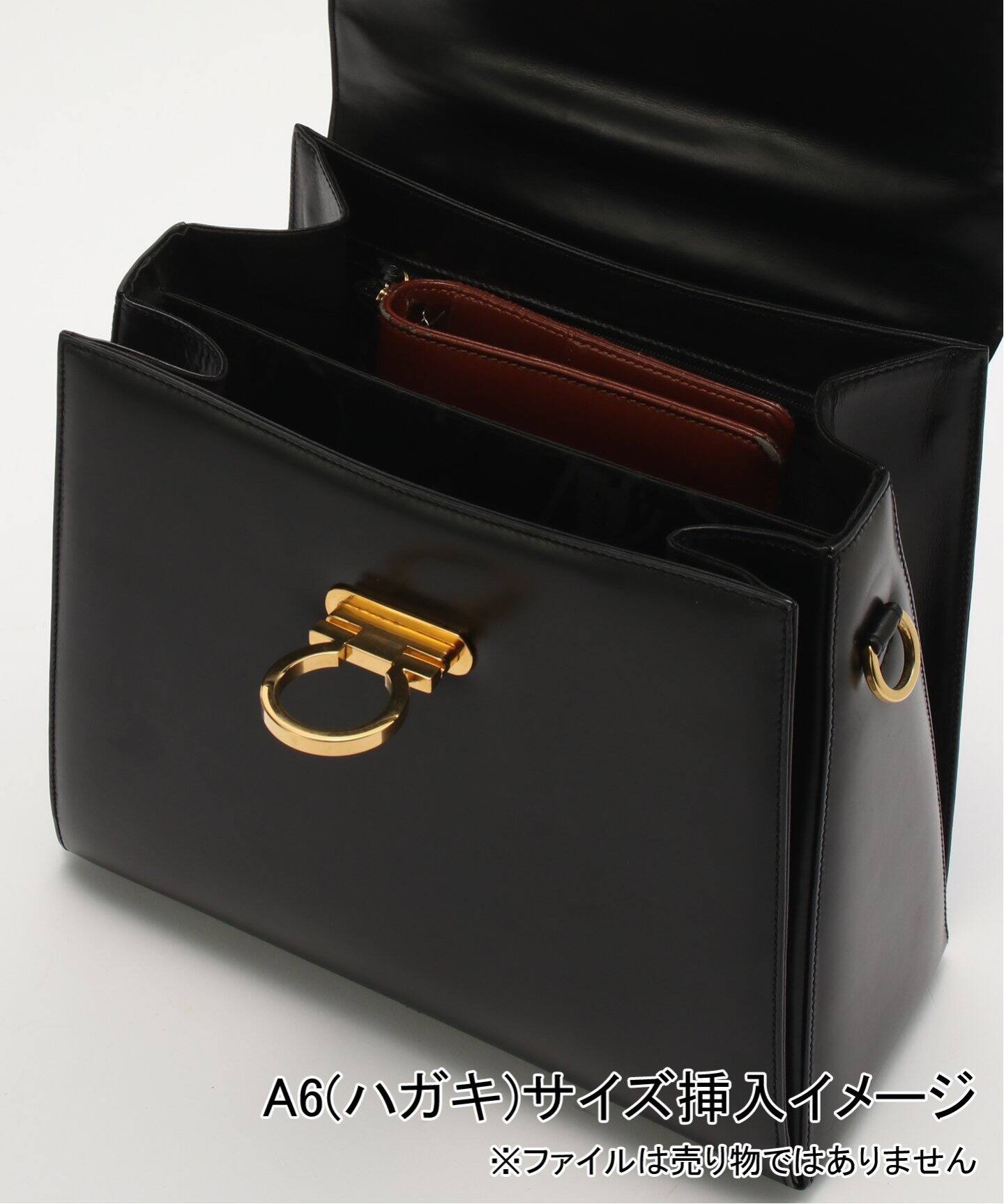 VINTAGE FERRAGAMO/フェラガモ】 Gancini 2wayバッグ（ハンドバッグ
