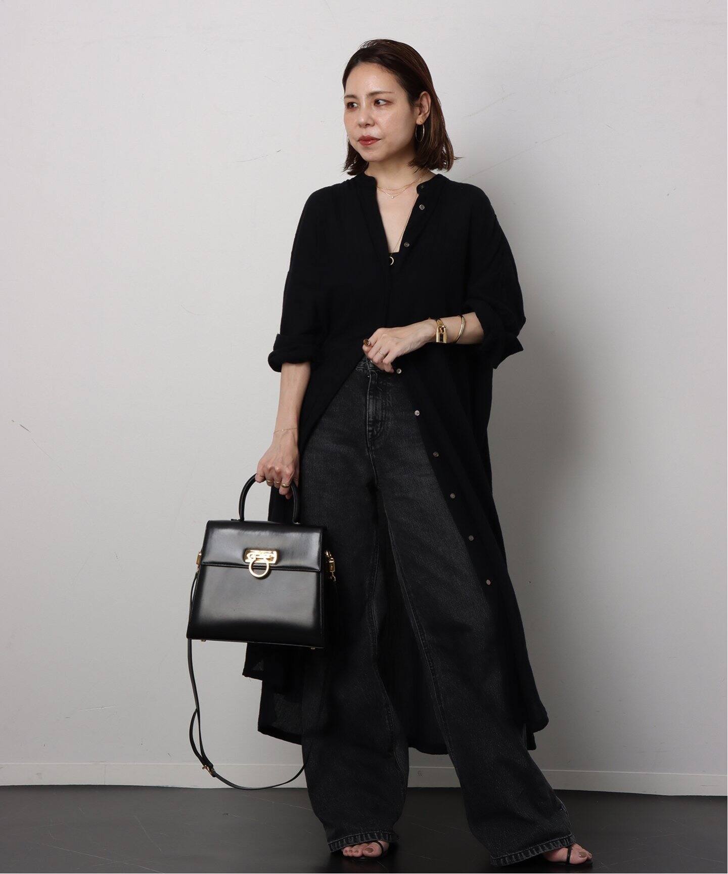VINTAGE FERRAGAMO/フェラガモ】 Gancini 2wayバッグ（ハンドバッグ