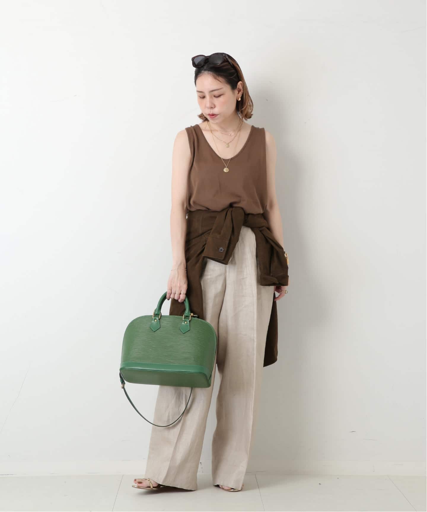 VINTAGE LOUIS VUITTON/ルイ ヴィトン】Alma 2way epi（ハンドバッグ