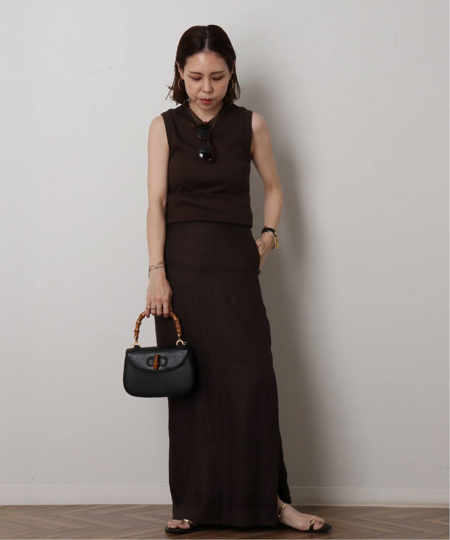 VINTAGE GUCCI/グッチ】 Bamboo classic 20（ハンドバッグ