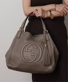VINTAGE GUCCI/グッチ】Soho ハンドバッグ（ハンドバッグ 